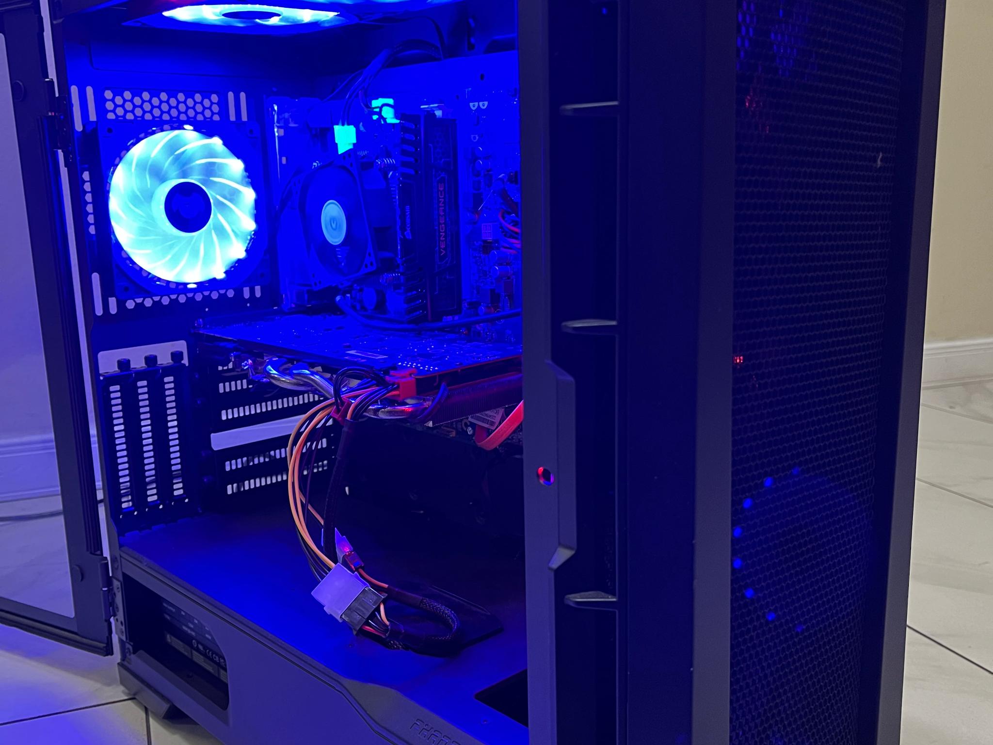 🟢🔥 Budget Gaming PC - Intel i5-4570, GTX 970, 1.2 TB Storage, 12 GB RAM w/ RGB Case & Remote 🟢🖥️