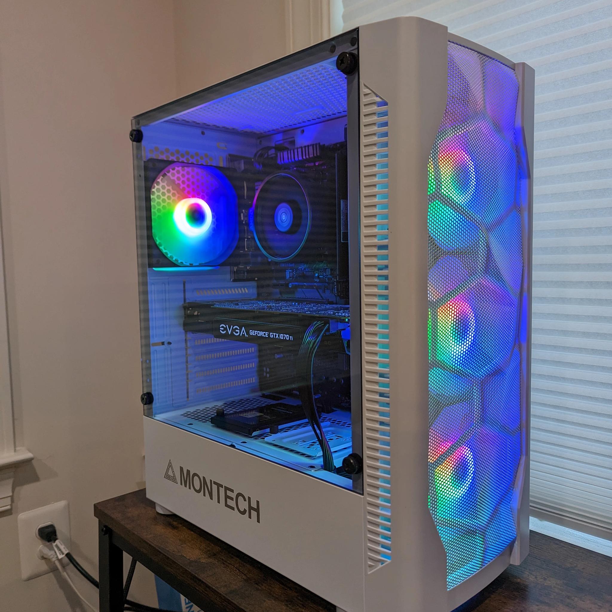 JT-1 | Ryzen 5 1600 | GTX 1070 Ti | 16GB RAM | 512GB SSD | Wi-Fi | Windows 10 Pro