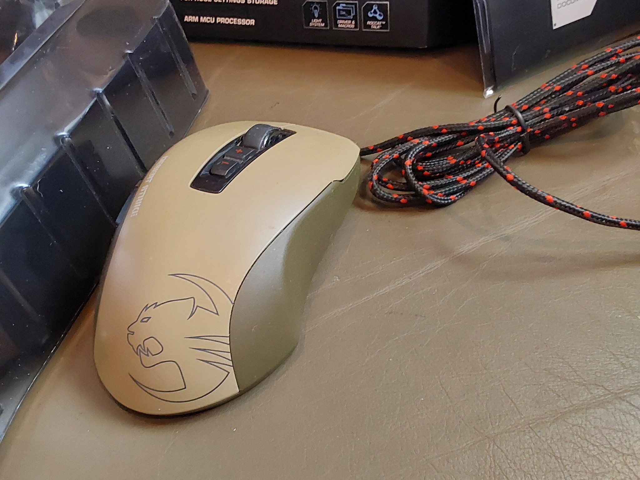 ROCCAT KONE Pure Military Edition Core Performance, USB Wired Optical Gaming Mouse - Desert Strike