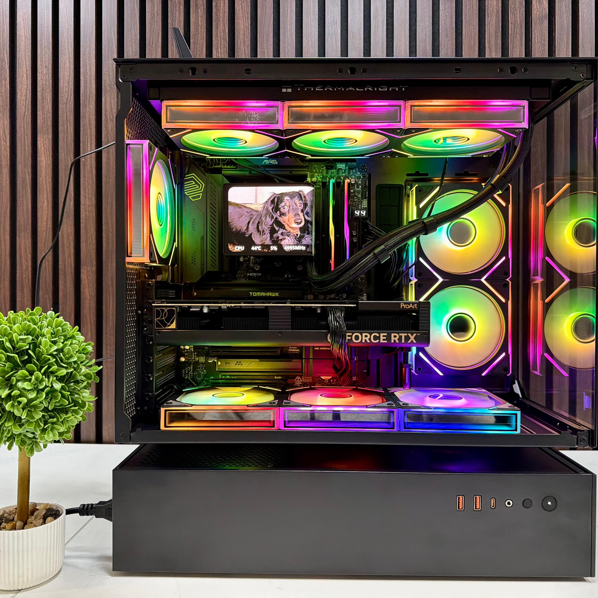 RTX 4080 Super | Ryzen 9850X3D | 64GB DDR5 | 2TB M.2 | 1200 Watt Gold PSU | LCD AIO