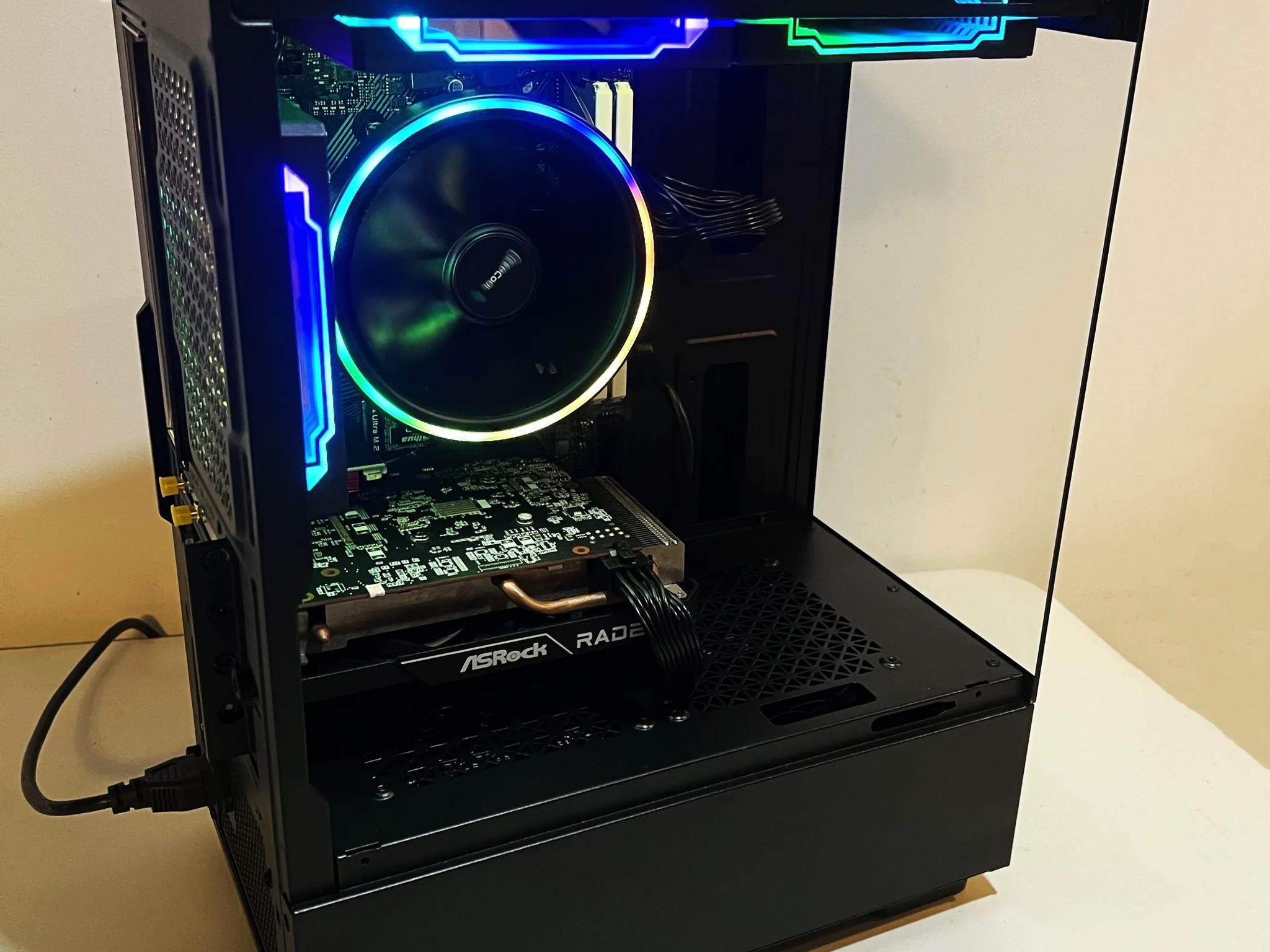🔥SALE🔥 R5-4500|RX 6500XT|16GB RAM|WIFI|ARGB Fans|-DepxTech Pre-Built PC