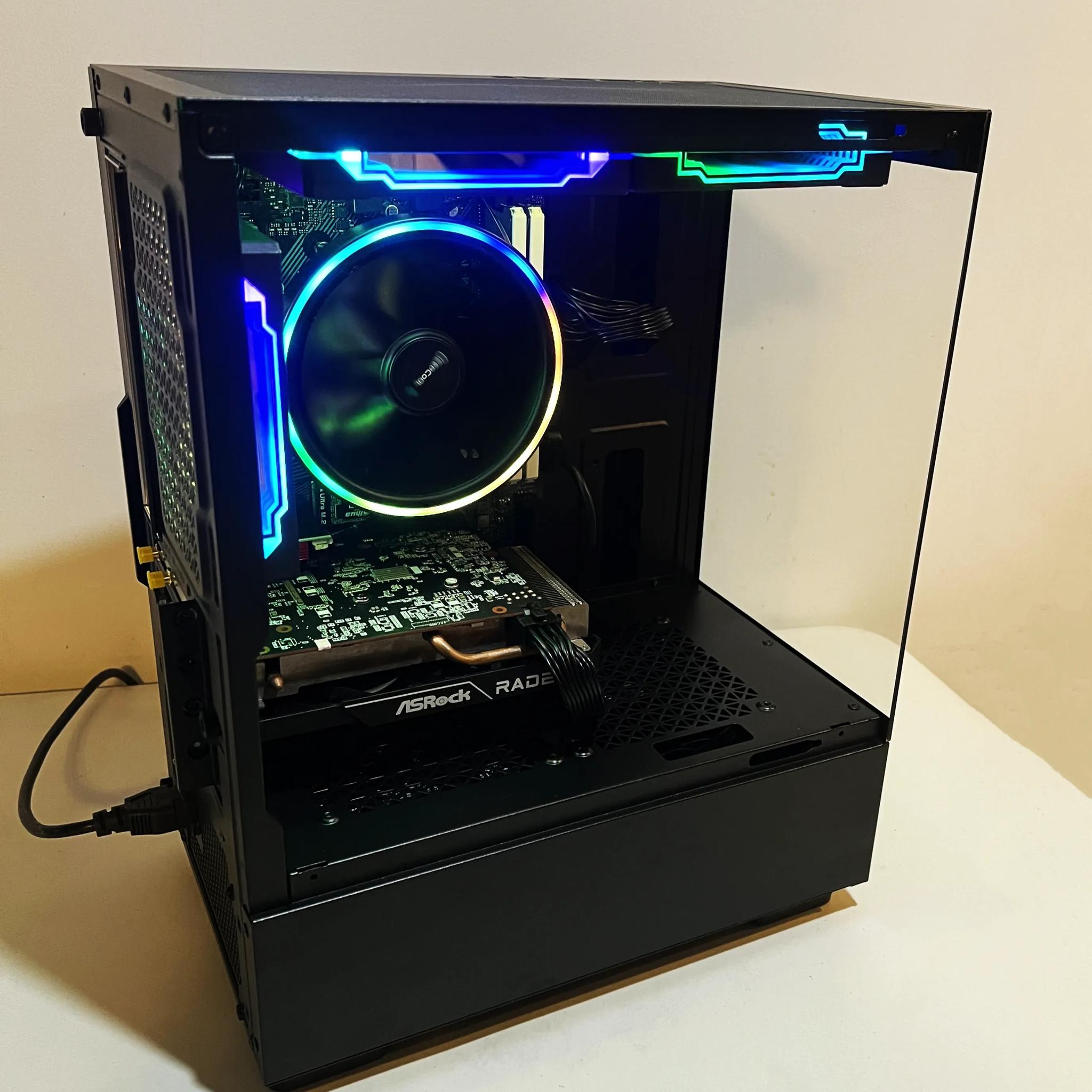 🔥SALE🔥 R5-4500|RX 6500XT|16GB RAM|WIFI|ARGB Fans|-DepxTech Pre-Built PC