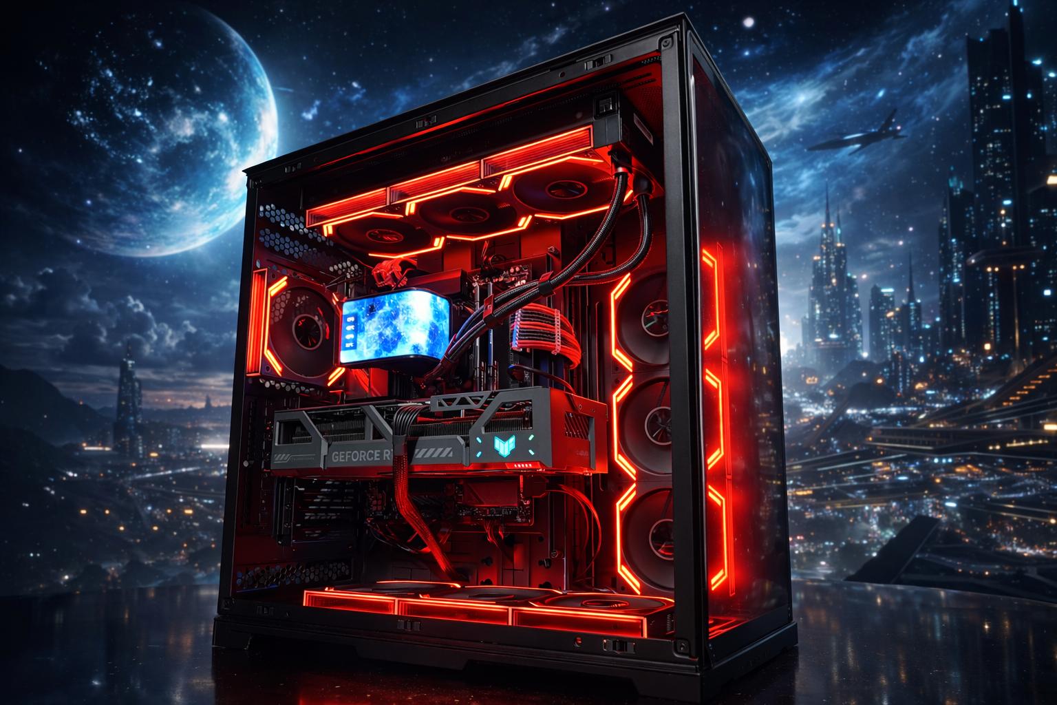 🔥🟥 REDLINE APEX 🟥🔥 Ryzen 9 9950X| RTX 5080| 64 GB DDR5| 6 TB NVMe| 1250W PSU