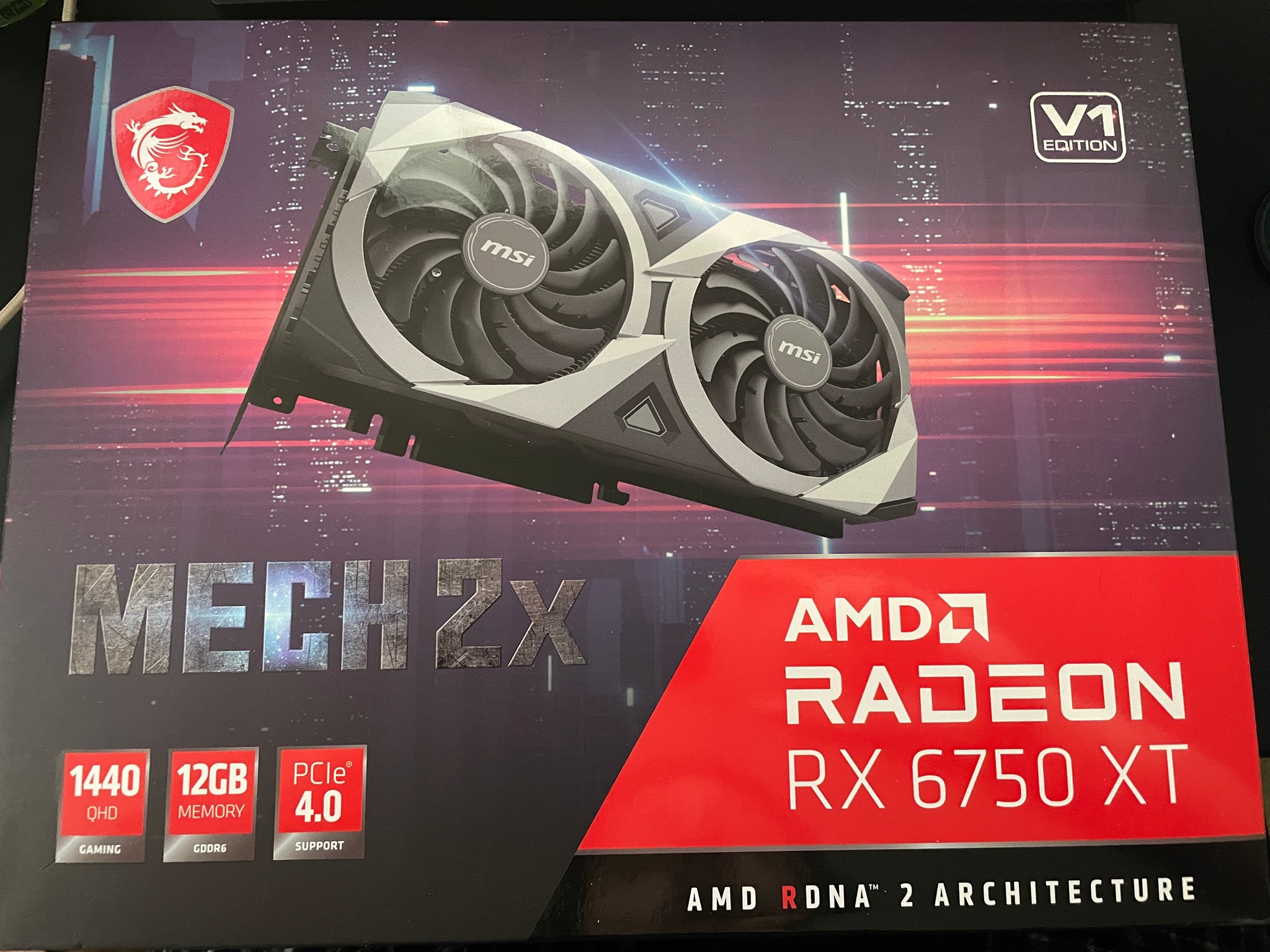 MSI RX 6750 xt Mech 2x