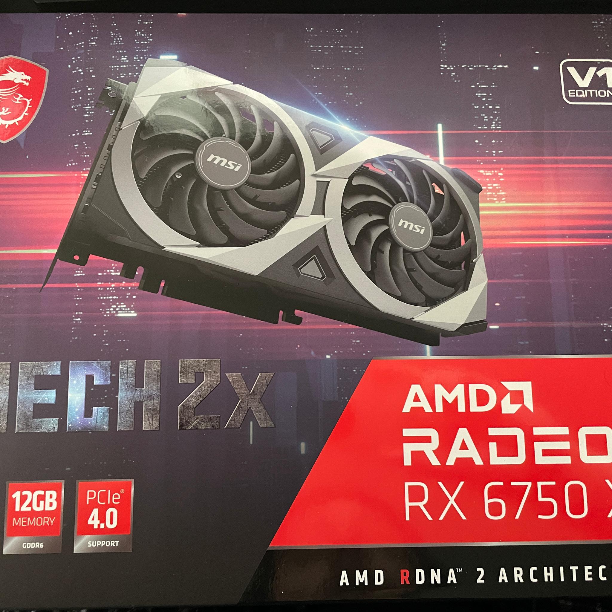 MSI RX 6750 xt Mech 2x