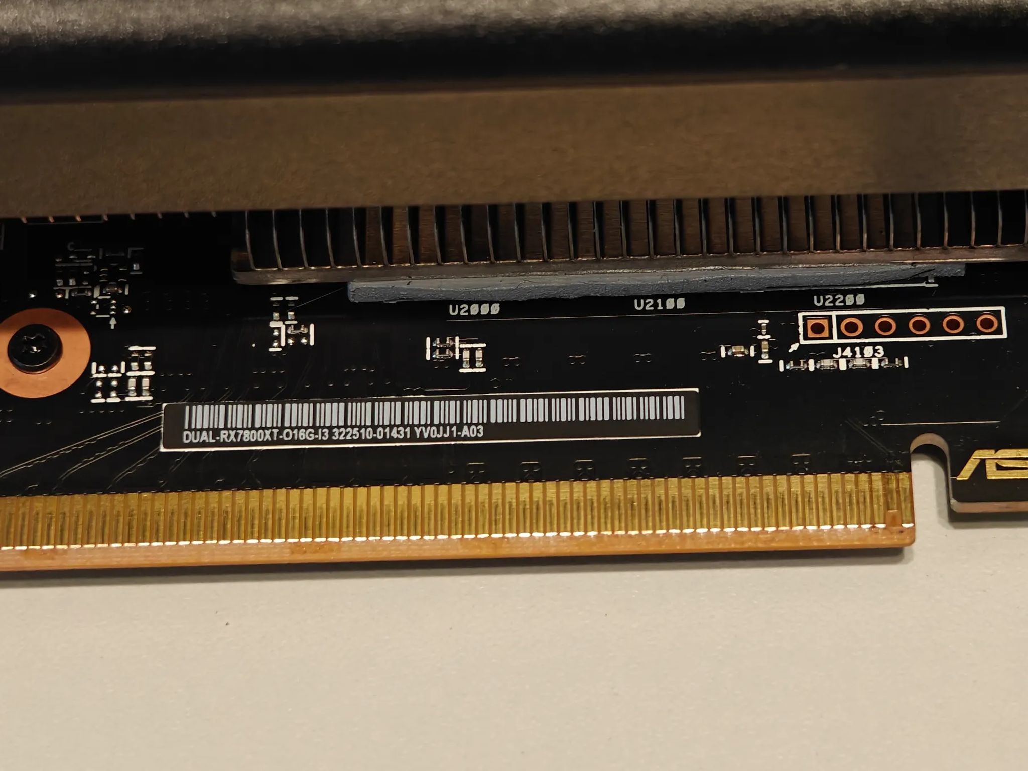 ASUS Dual Radeon RX 7800 XT OC Edition 16GB GDDR6