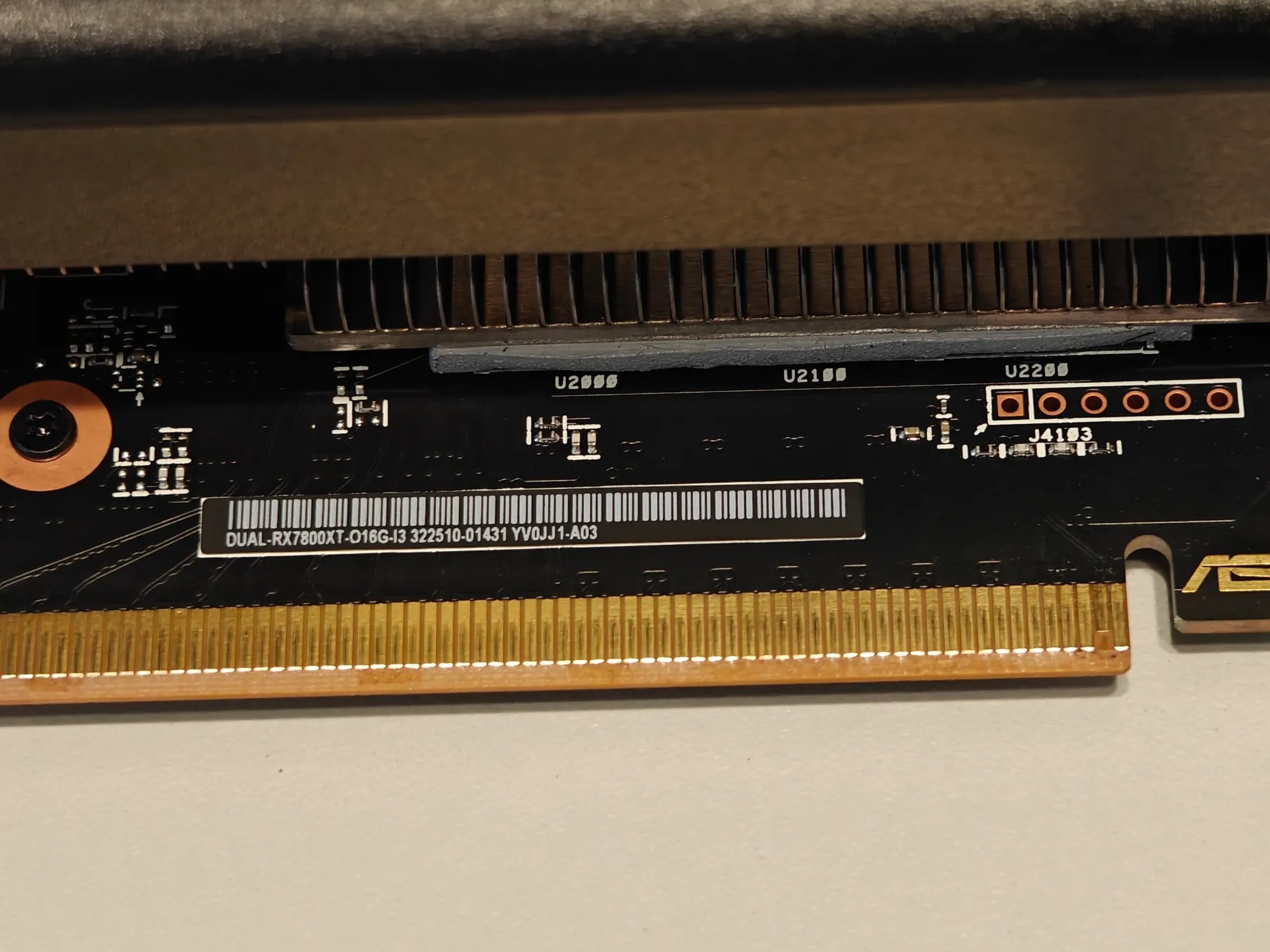 ASUS Dual Radeon RX 7800 XT OC Edition 16GB GDDR6
