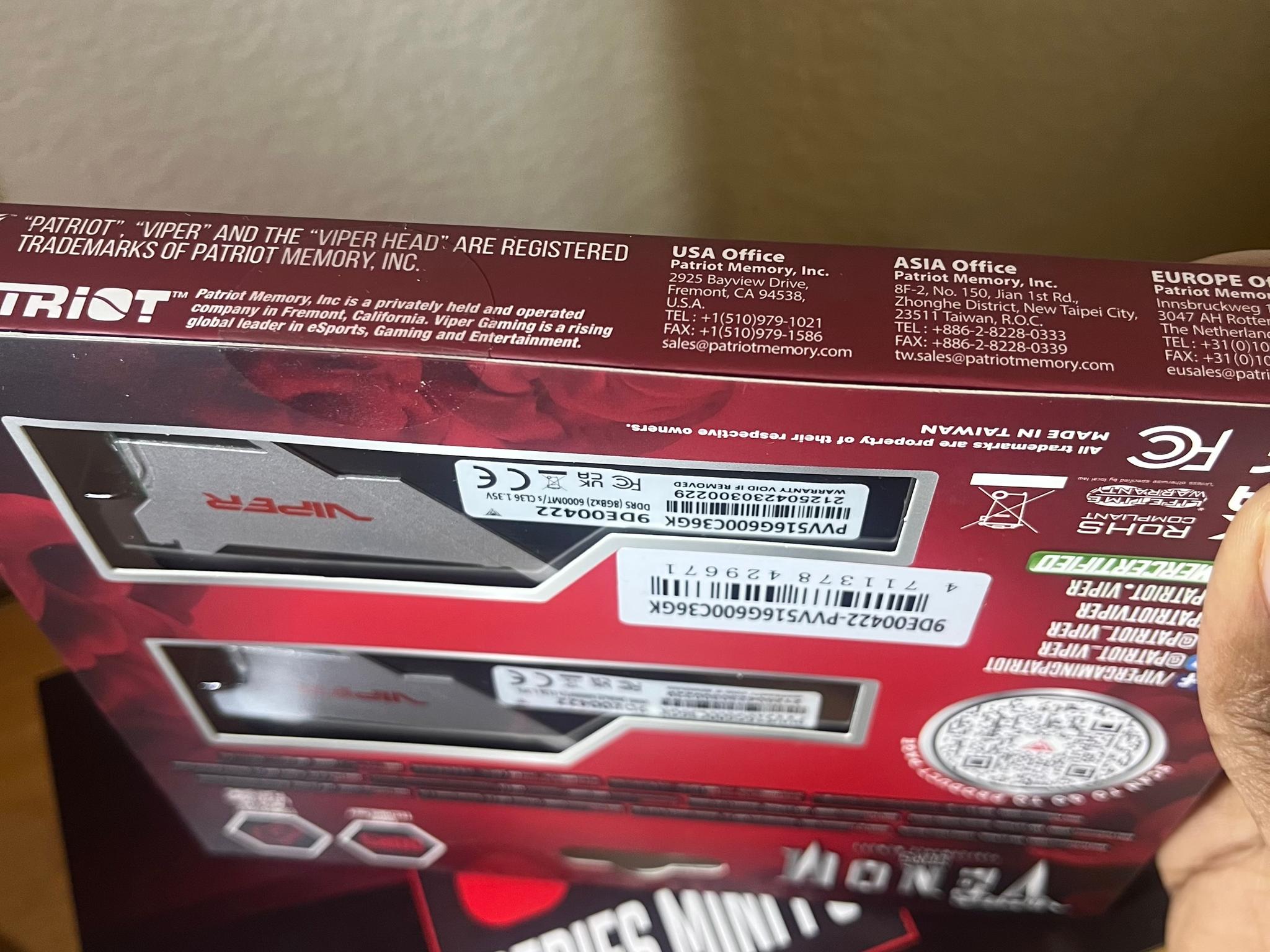 Patriot Viper Venom 16GB DDR5