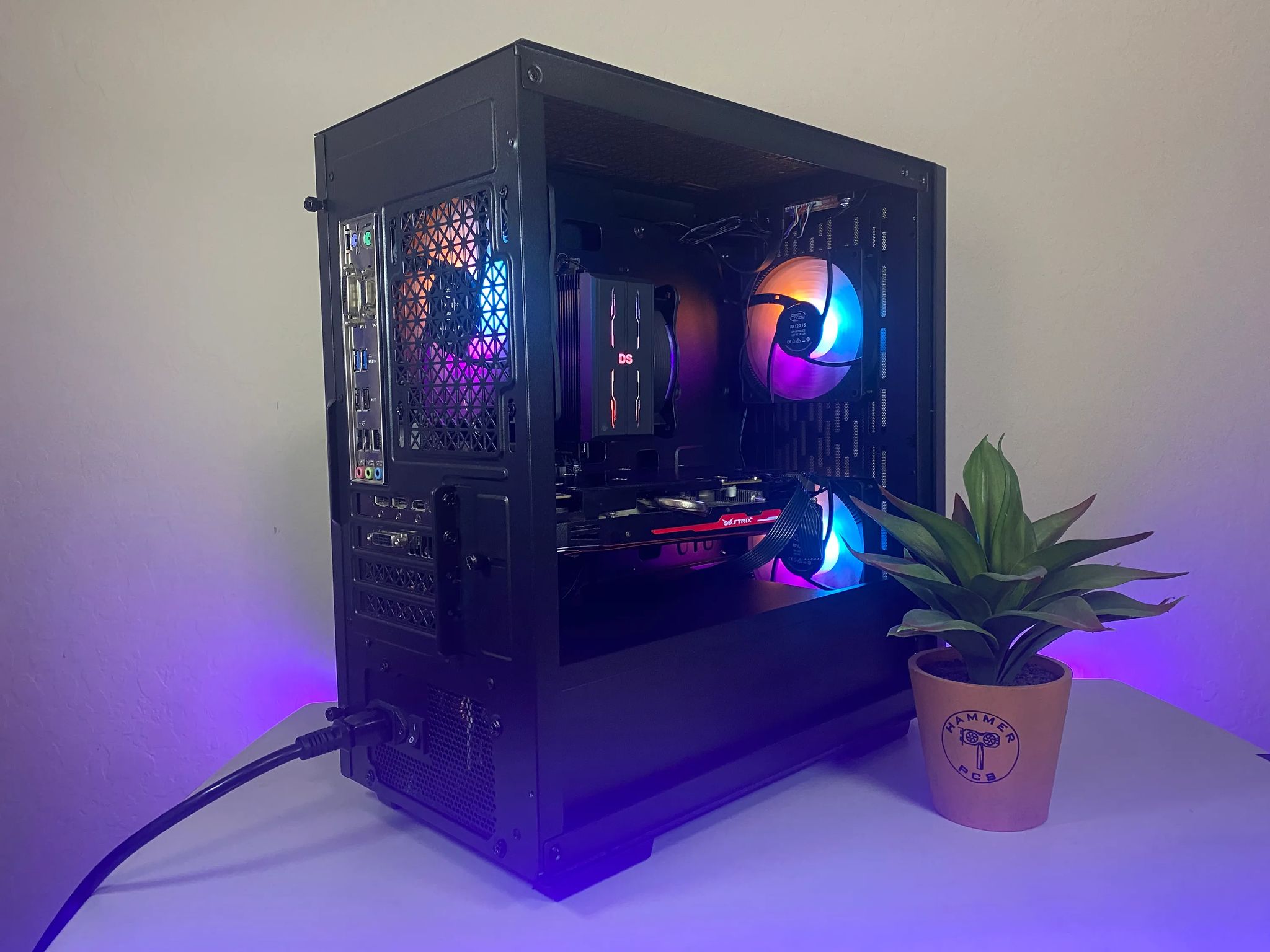 👾 Custom Built intel i5/AMD Radeon Budget RGB Gaming PC Computer 👾 | Minecraft, Valorant, and more