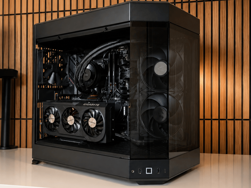 ALL Black V4 | RTX 4070TI SUPER| Ryzen 9 7900x | 32GB DDR5 | 1TB NVME | GOLD PSU | Windows 11 | WIFI