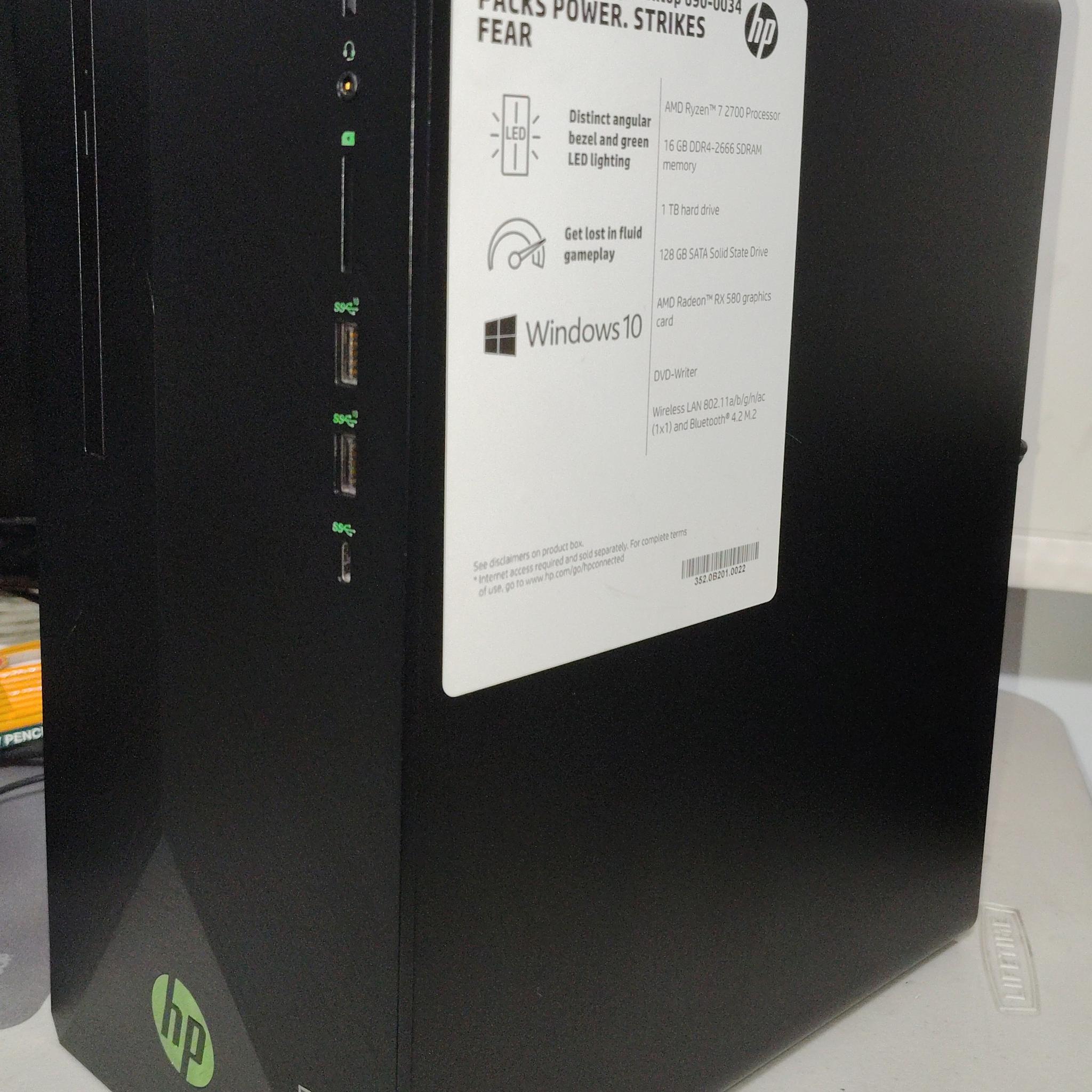 GTX 1060 6GB | Ryzen 7 2700 + New Cooler w/PTM | 16GB RAM | 128G SSD + 1T HDD | Wifi + Bluetooth