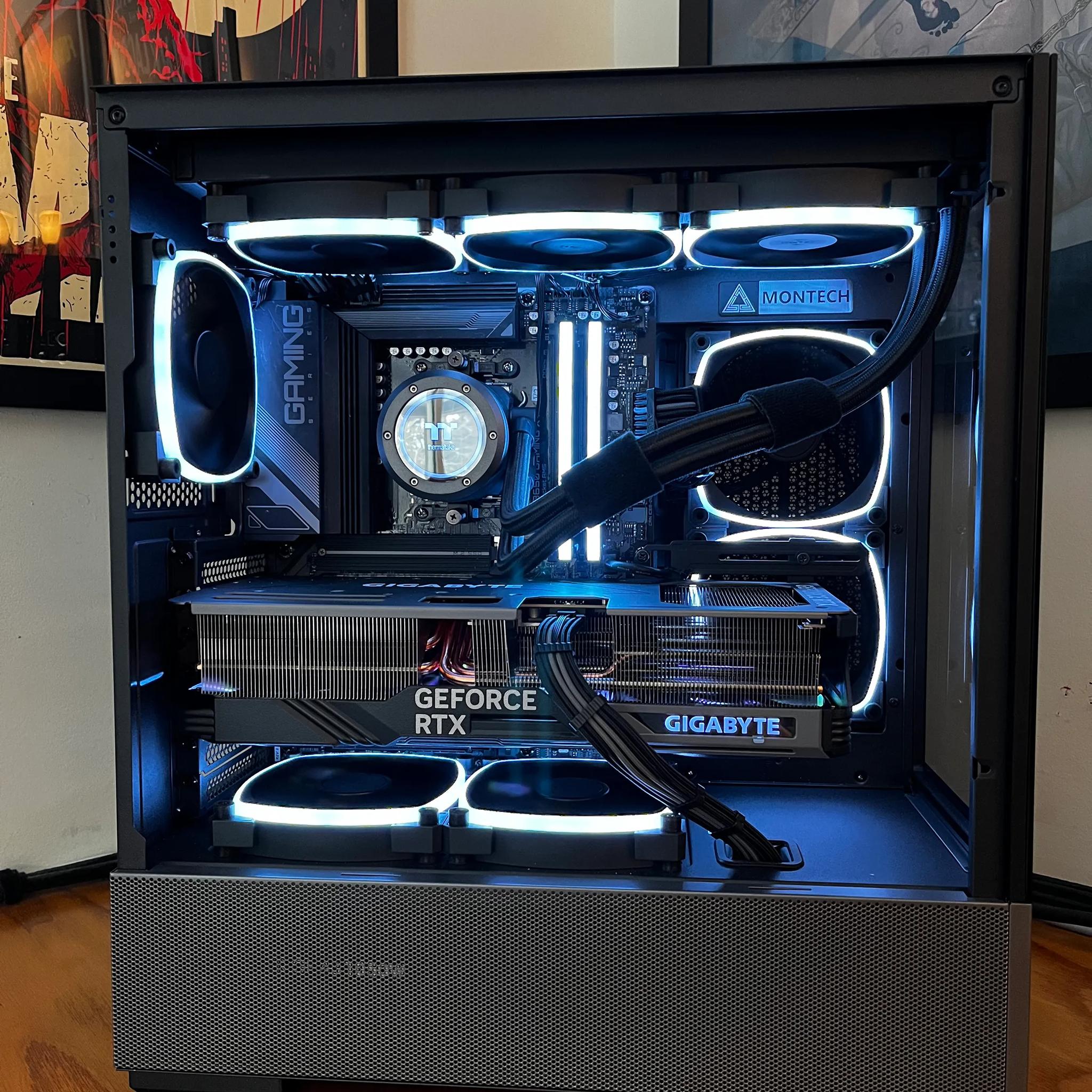 Monolith - RTX 4080 SUPER | Ryzen 7 7800X3D | 32GB DDR5 @ 6000MT/sec | 4TB storage | 1050W PSU