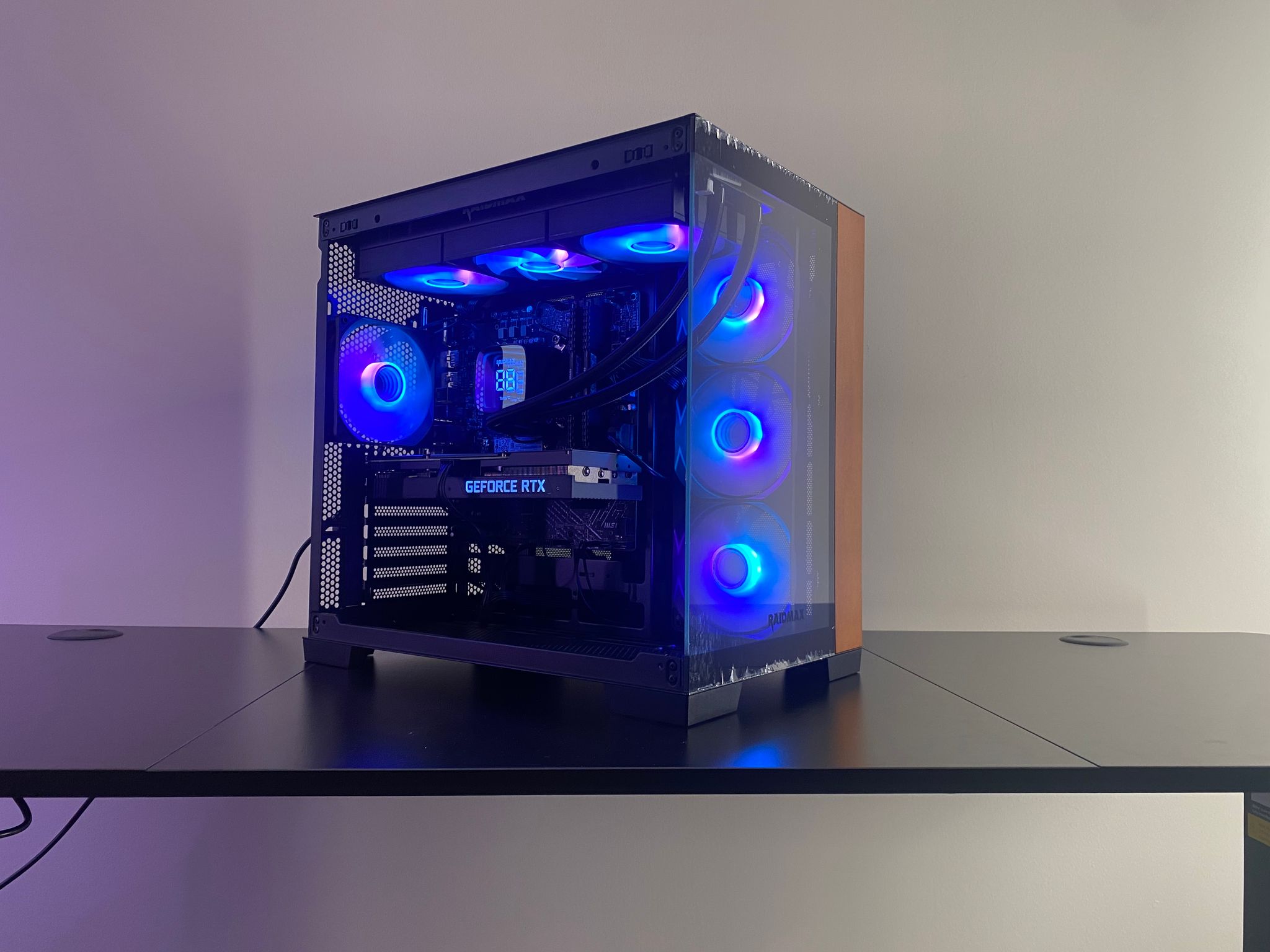 Black RGB Gaming PC | RTX 3070 8GB | Intel Core i7-12700 | 32GB DDR4 | 1TB NVMe SSD | 360mm Liquid C