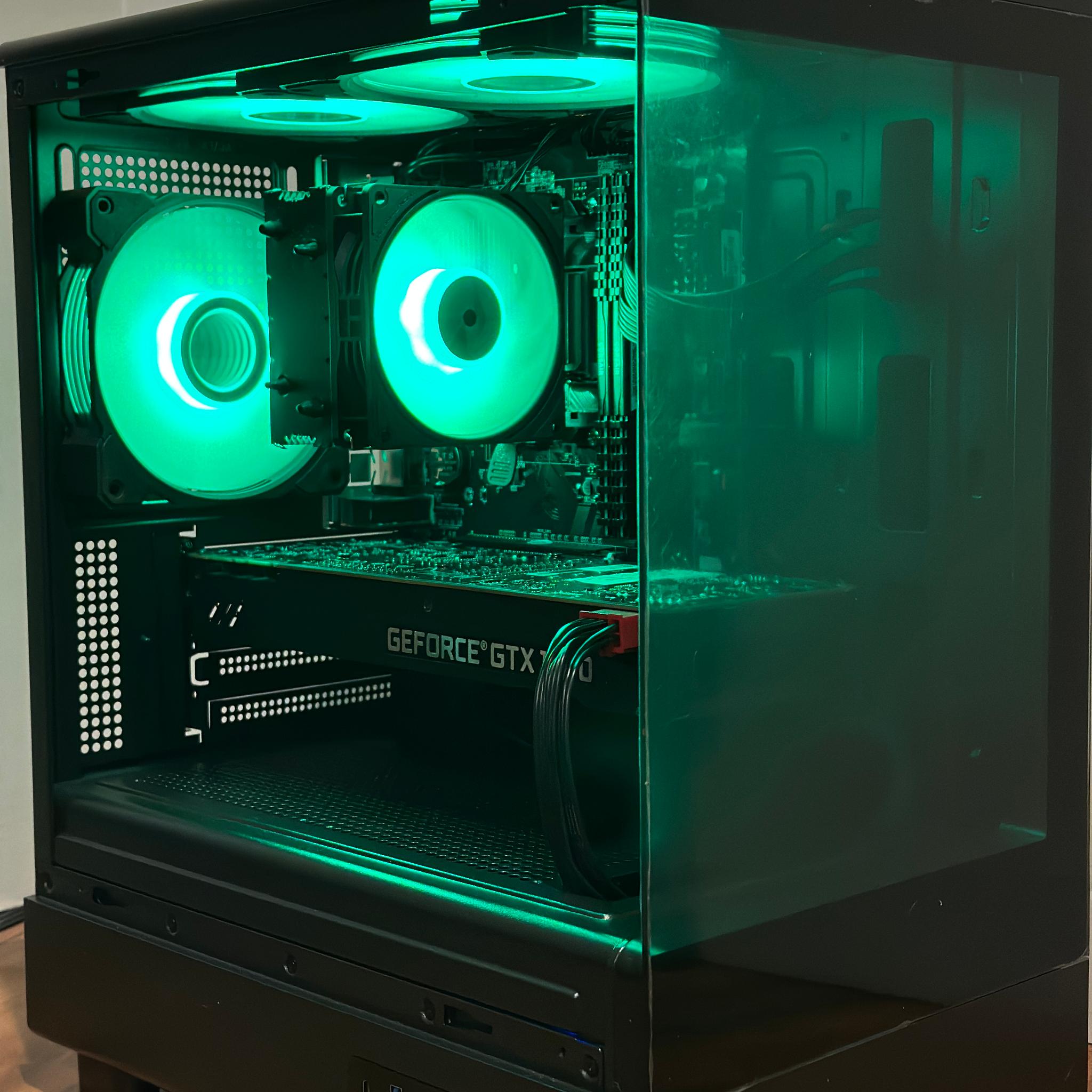 GTX 1070 | Ryzen 5 2600x | 16GB DDR4 | 1.12TB | Win 11 | Office 2024 | WiFi + BT | Custom Gaming PC