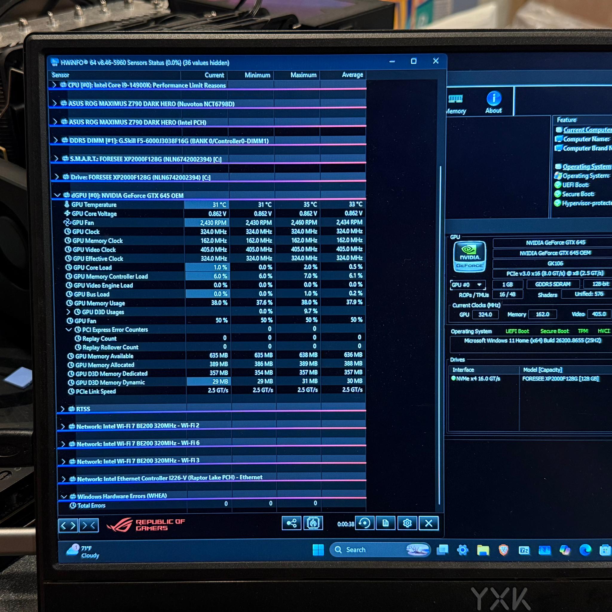 Tested NVIDIA GTX 645 1GB GDDR5 GPU
