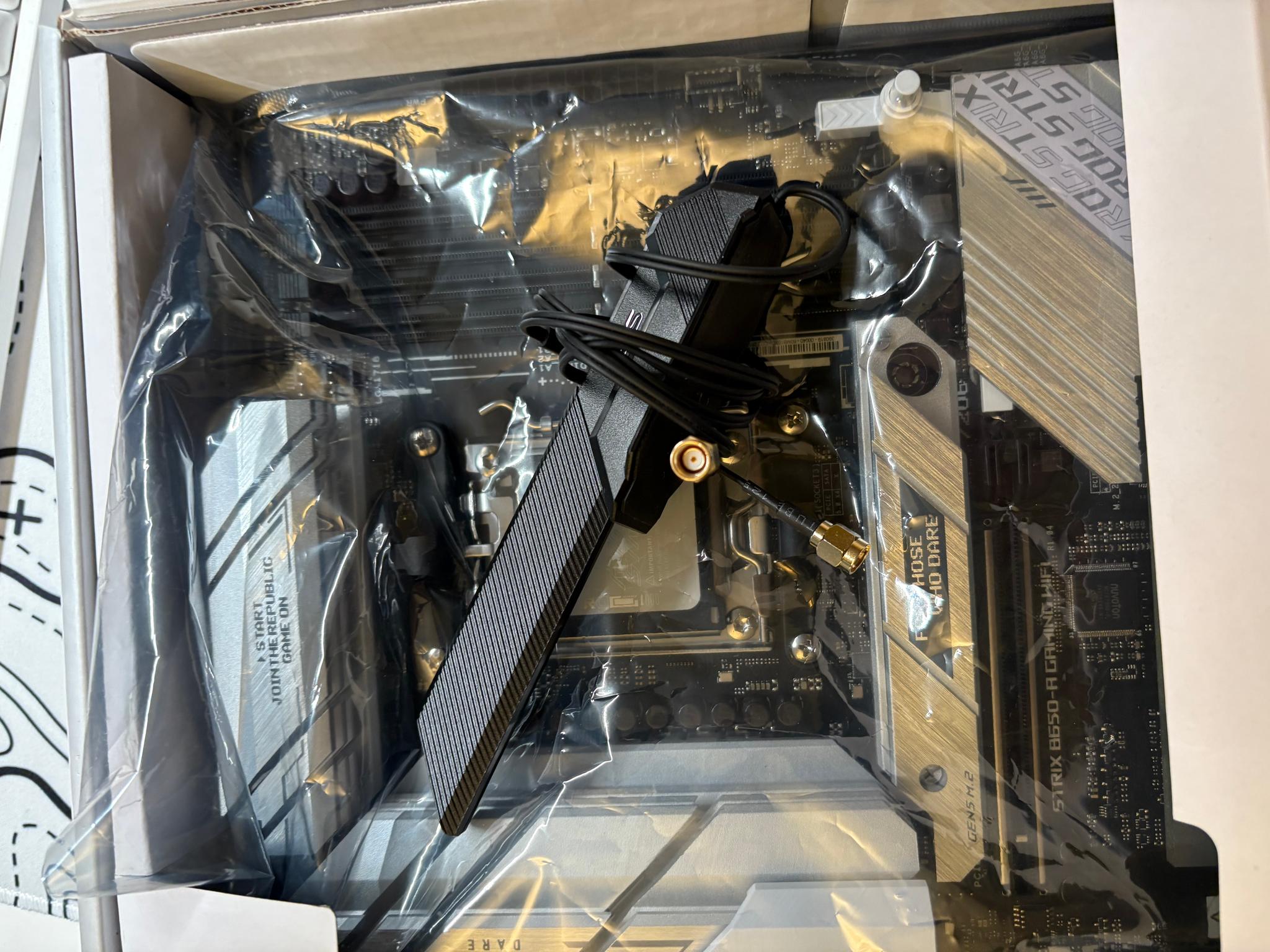 ASUS ROG STRIX B650-A-Gaming Wifi AM5 ATX Motherboard (White)