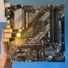 ASUS prime B-550M-A motherboard w wifi backplate and io shield(READ DESCRIPTION)