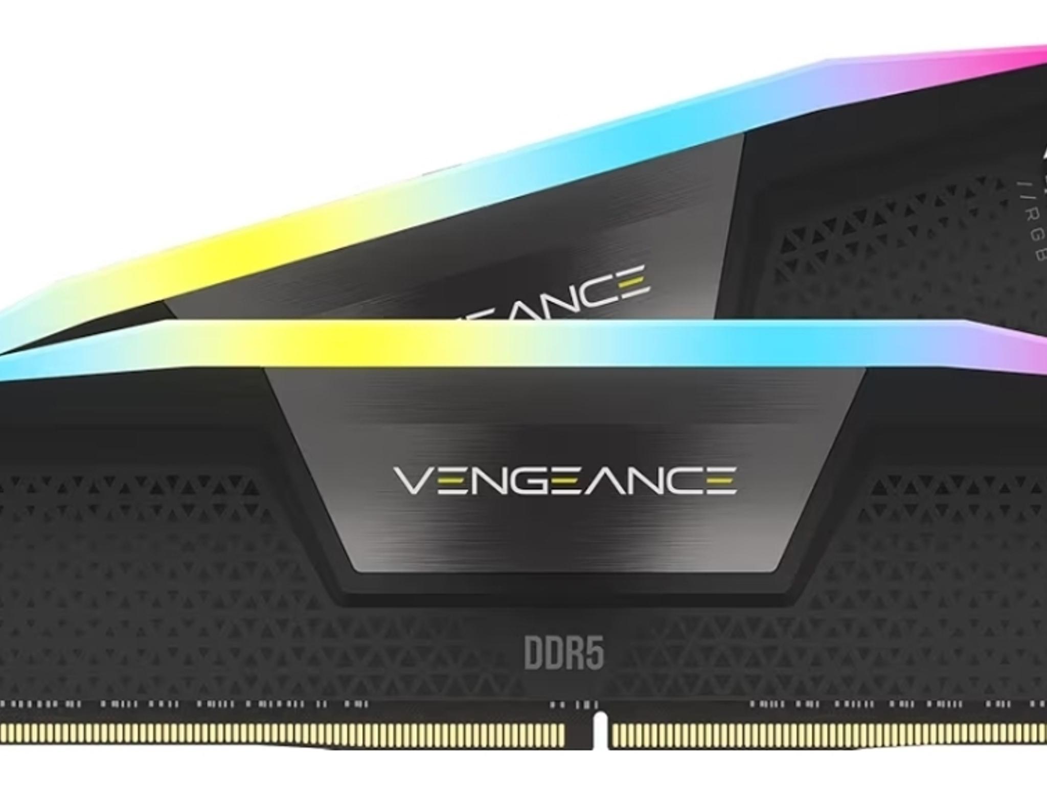 CORSAIR Vengeance RGB DDR5 RAM 128GB 6400MHz Black (CMH128GX5M2B6400C42)