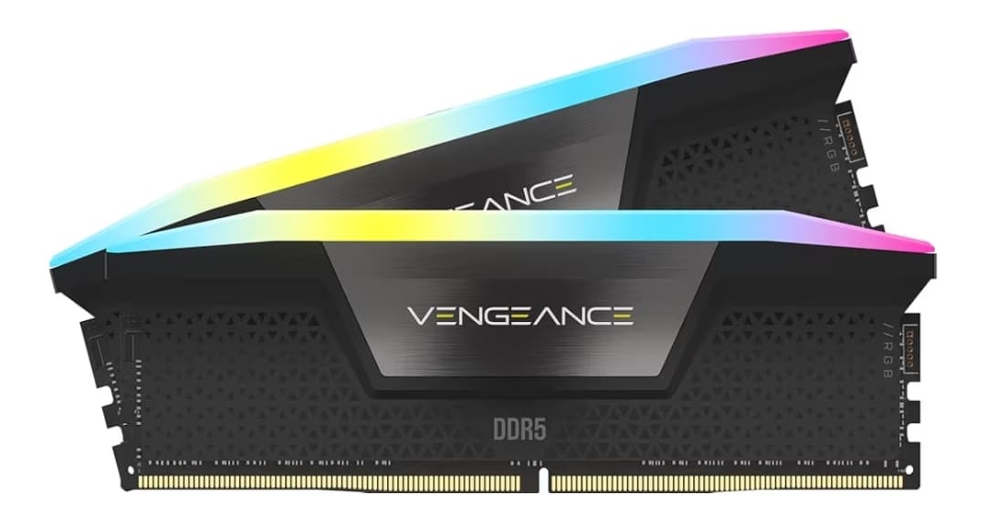 CORSAIR Vengeance RGB DDR5 RAM 128GB 6400MHz Black (CMH128GX5M2B6400C42)