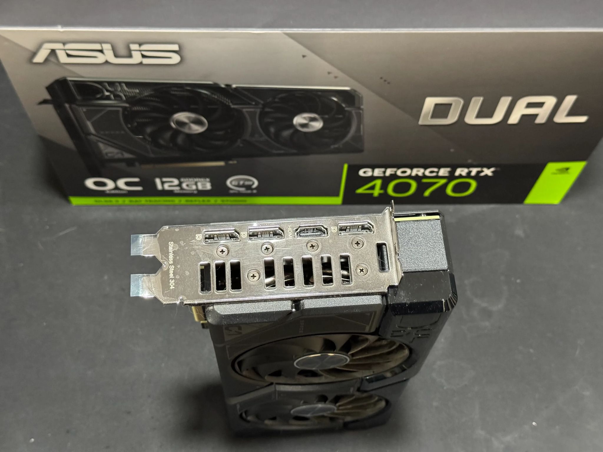 Asus Dual GeForce RTX 4070 12GB GDDR6X VRAM Graphics Card - (DUAL-RTX4070-O12G)