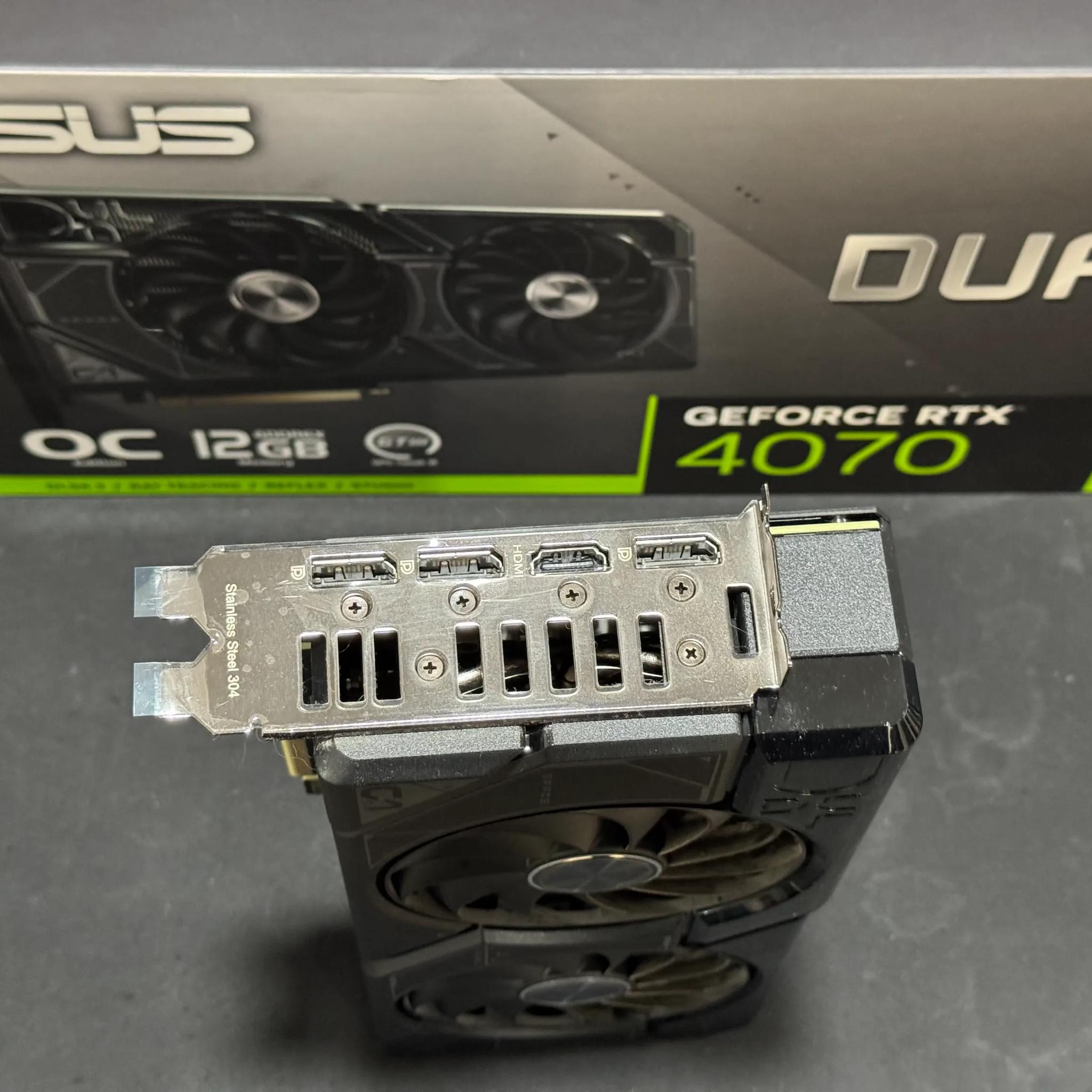 Asus Dual GeForce RTX 4070 12GB GDDR6X VRAM Graphics Card - (DUAL-RTX4070-O12G)