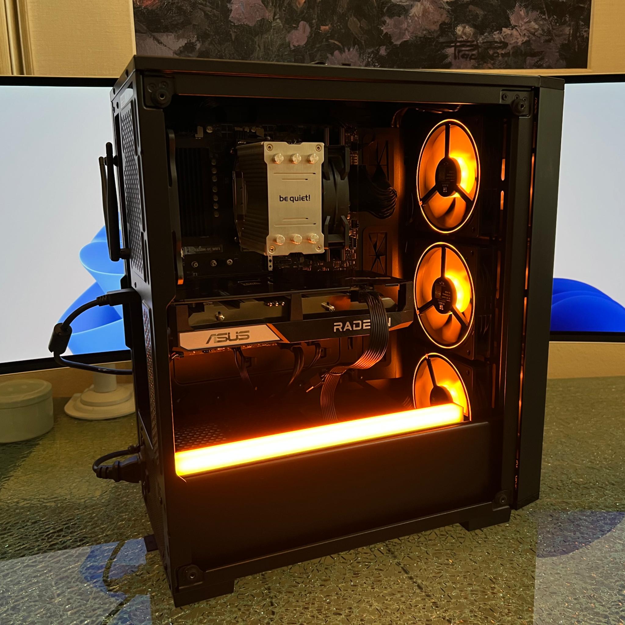 Corsair RGB AMD Custom Gaming PC | Ryzen 5 5600G | RX 6600 | 32 GB 3200MHz RAM | 500 GB SSD