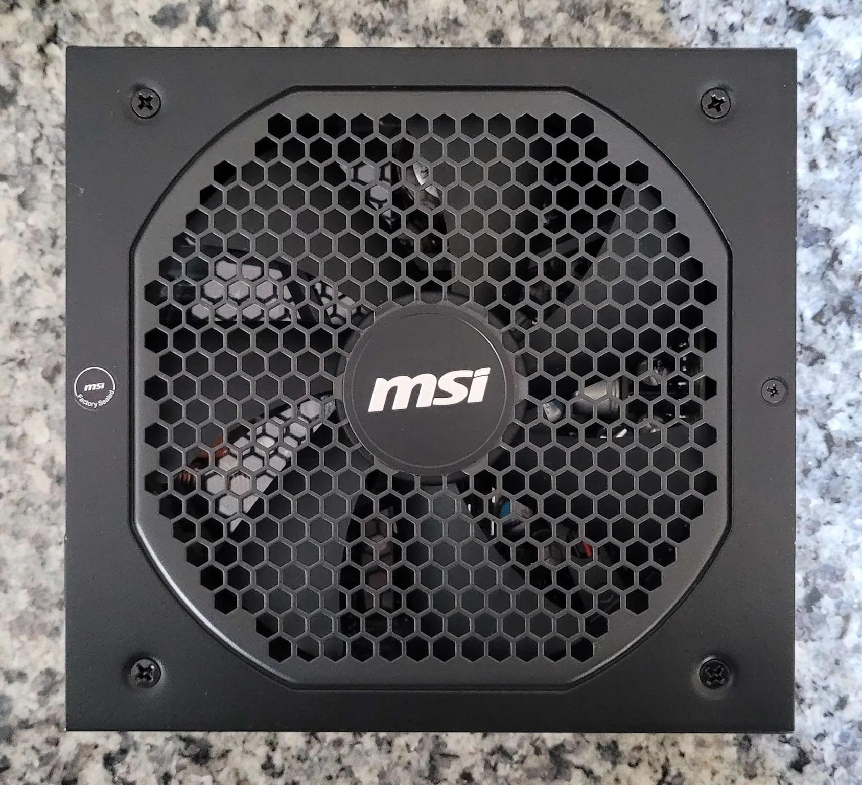 2 Month Used - MSI MPG A650GF Gaming Power Supply - Full Modular - 80 PLUS Gold Certified