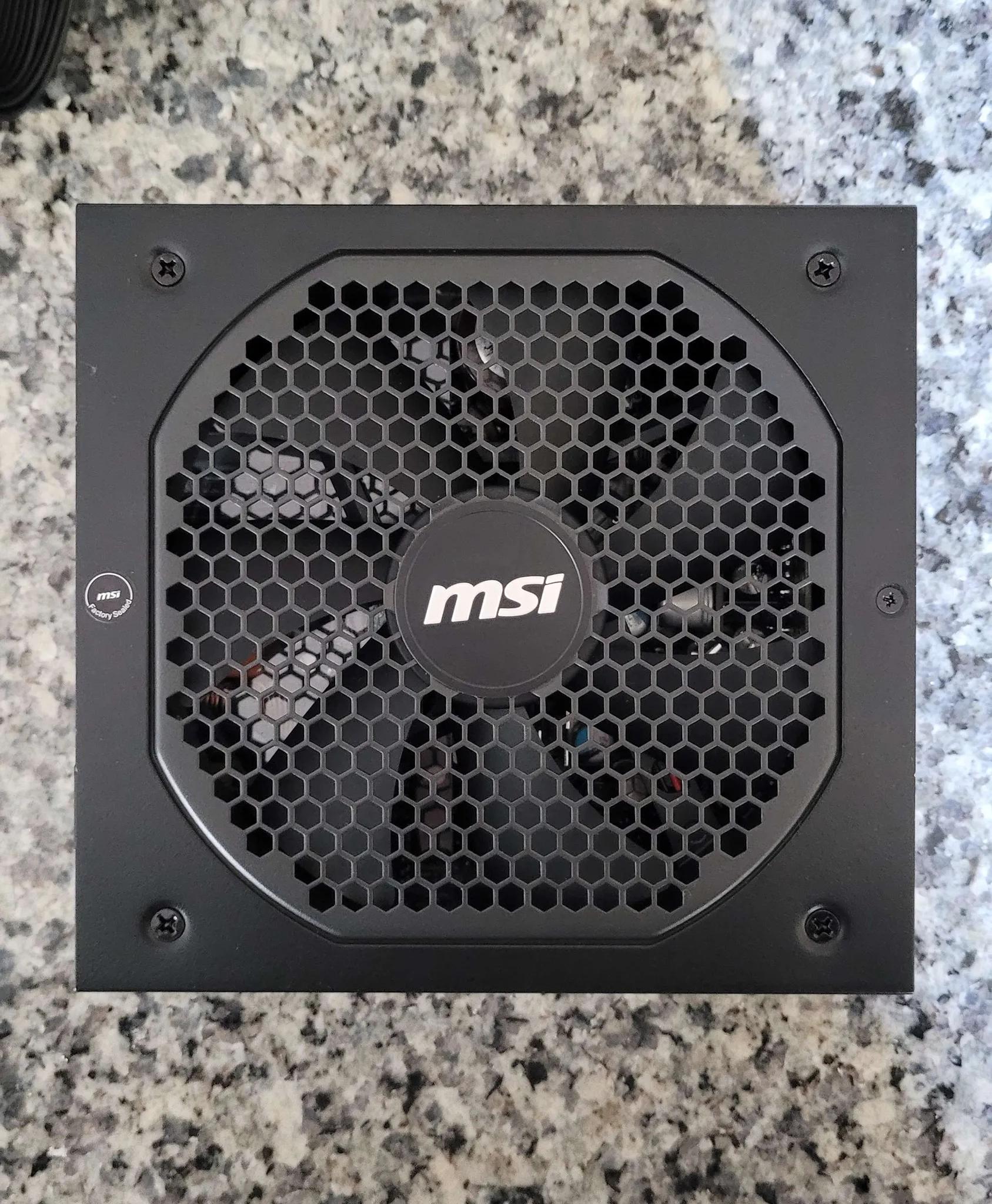 2 Month Used - MSI MPG A650GF Gaming Power Supply - Full Modular - 80 PLUS Gold Certified