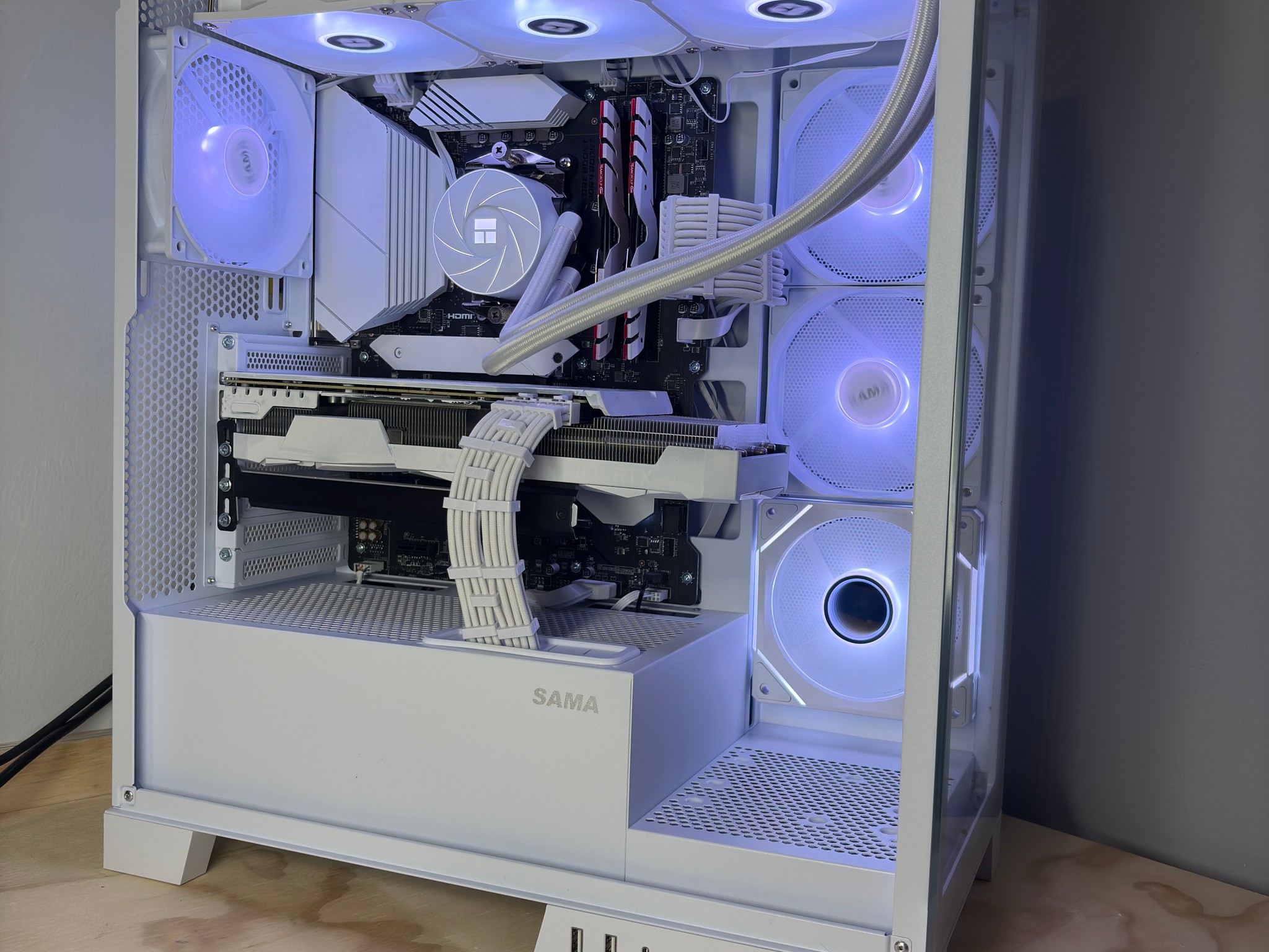 🧊❄️ Glacier Series All White Gaming PC / Ryzen 7 + RTX 3070 / 1TB NVMe SSD / Ready To Play! ❄️🧊