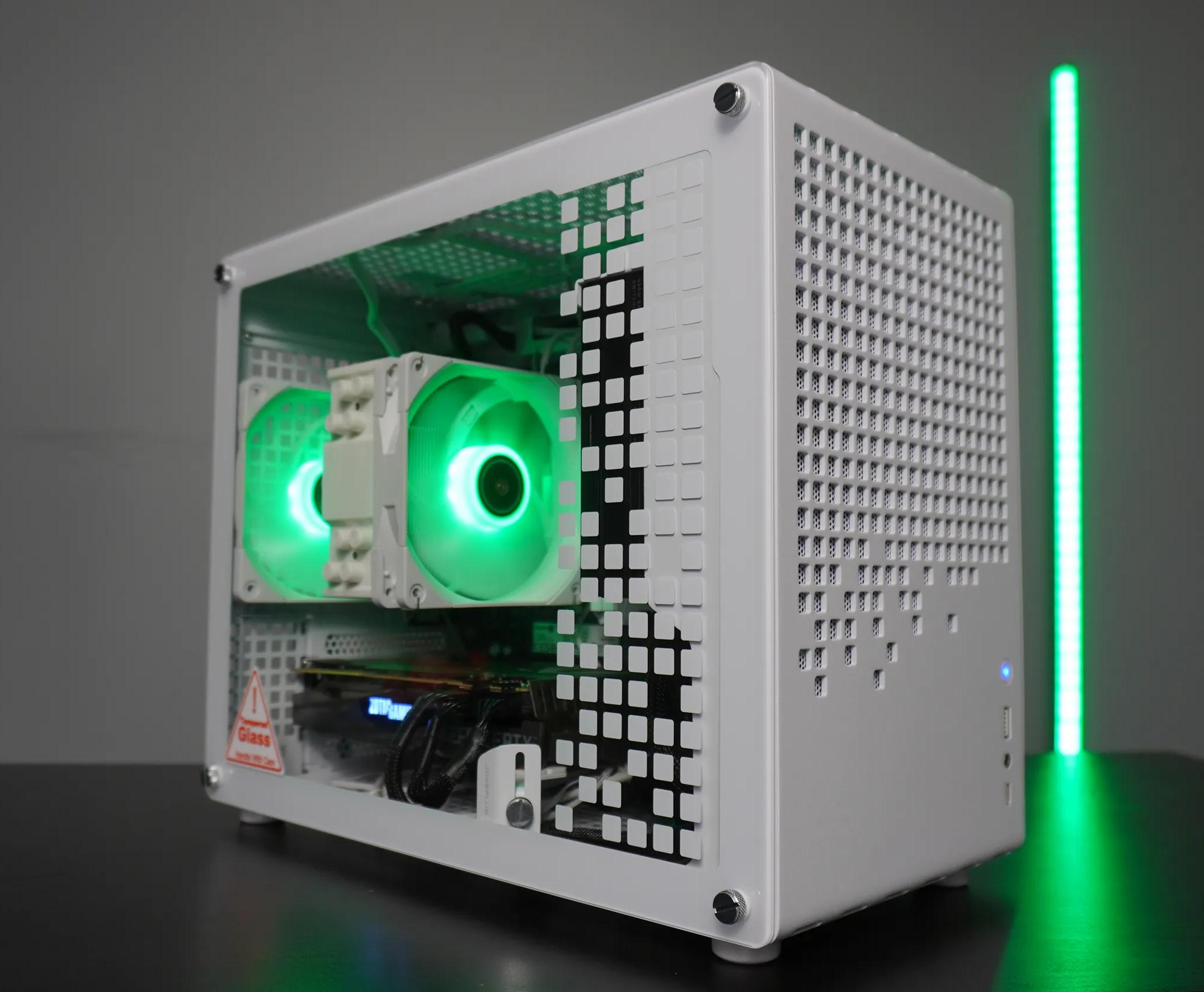 🤍AESTHETIC/PORTABLE🤍 RTX Machine 💚 RTX 2070 Super 8GB 🧡 Ryzen 5 5600 | 16GB RAM | 1TB NVME