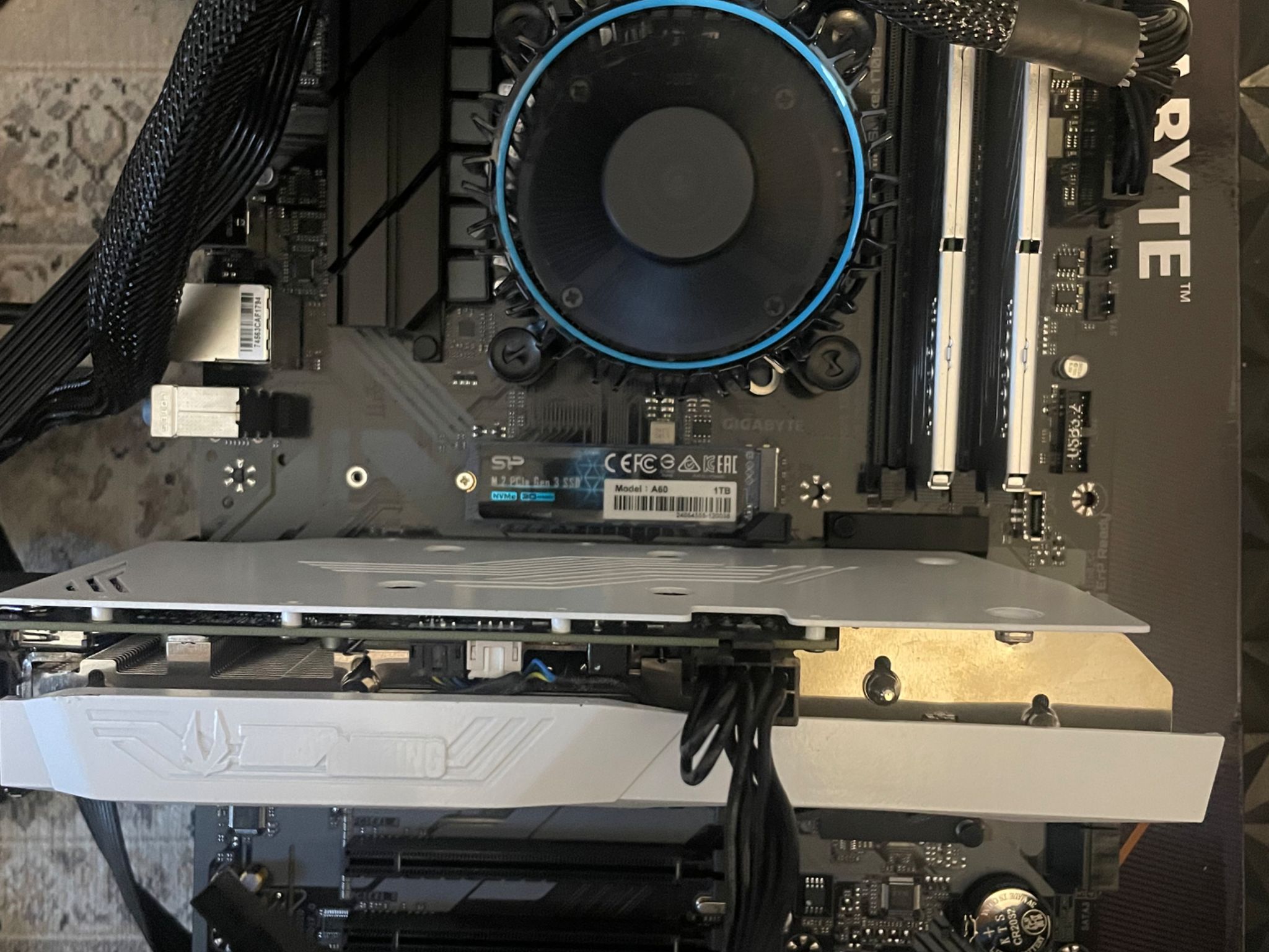 BUDGET GAMING PC KIT | 12100f CPU + Cooler | 16gb DDR4 3200 MHz | B760 WiFi+BT | 1 TB Gen3 SSD