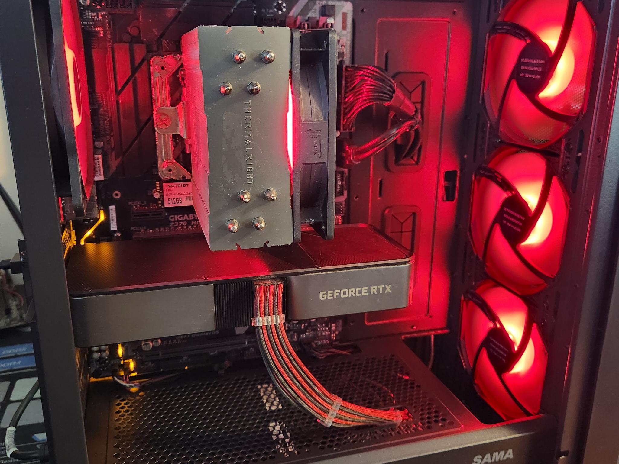 THE RED MONSTER V RTX 3070 fe /Intel I7 the perfect intro gaming/streaming pc!
