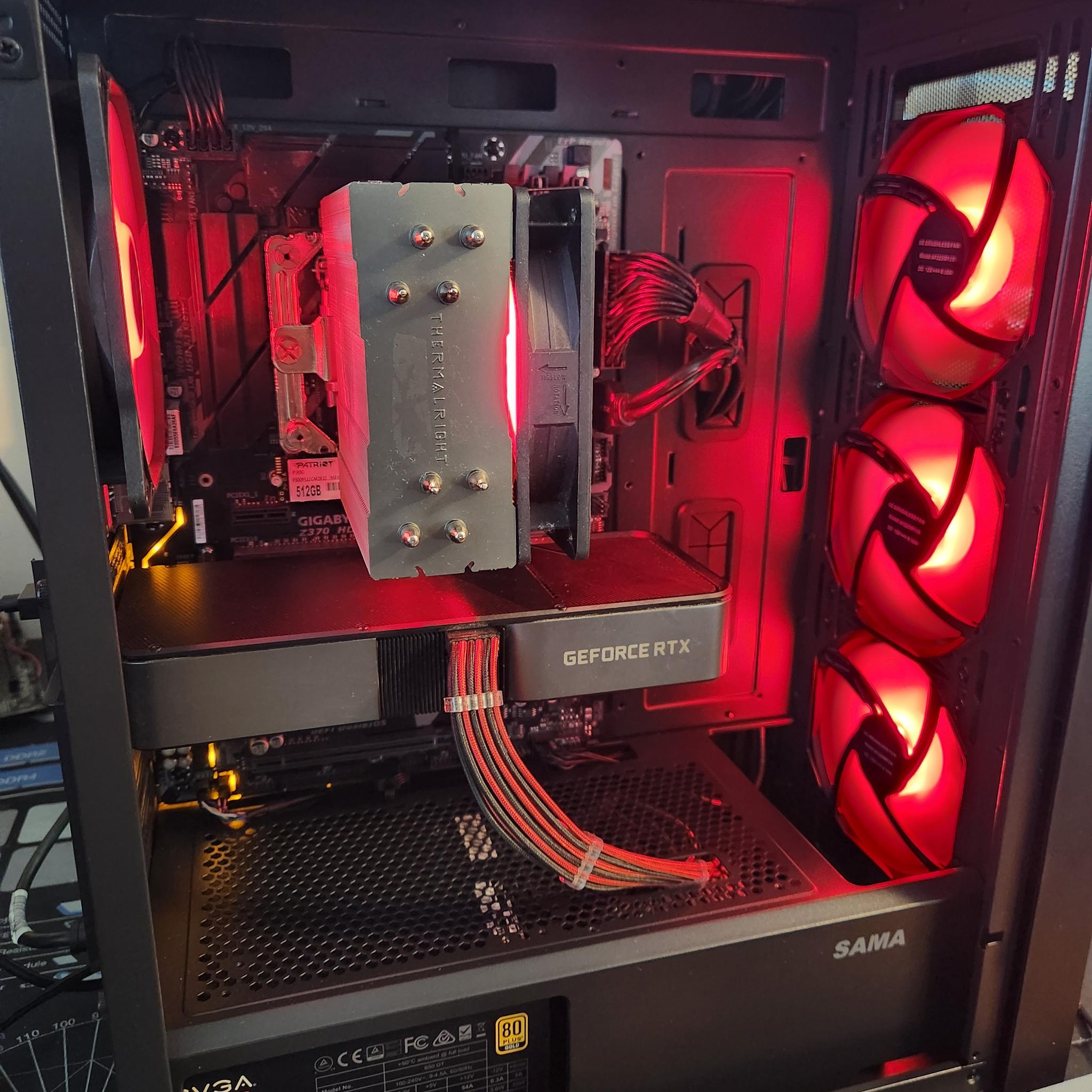 THE RED MONSTER V RTX 3070 fe /Intel I7 the perfect intro gaming/streaming pc!