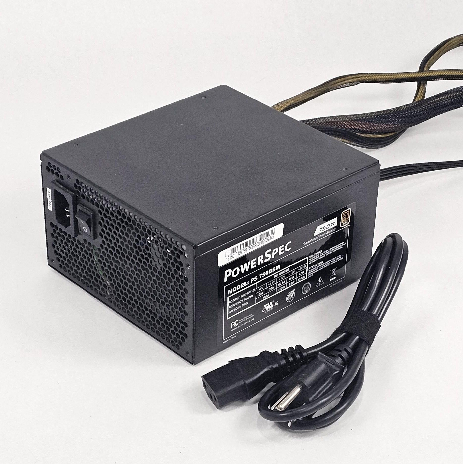 750 Watt PSU PowerSpec PS 750BSM Power Supply