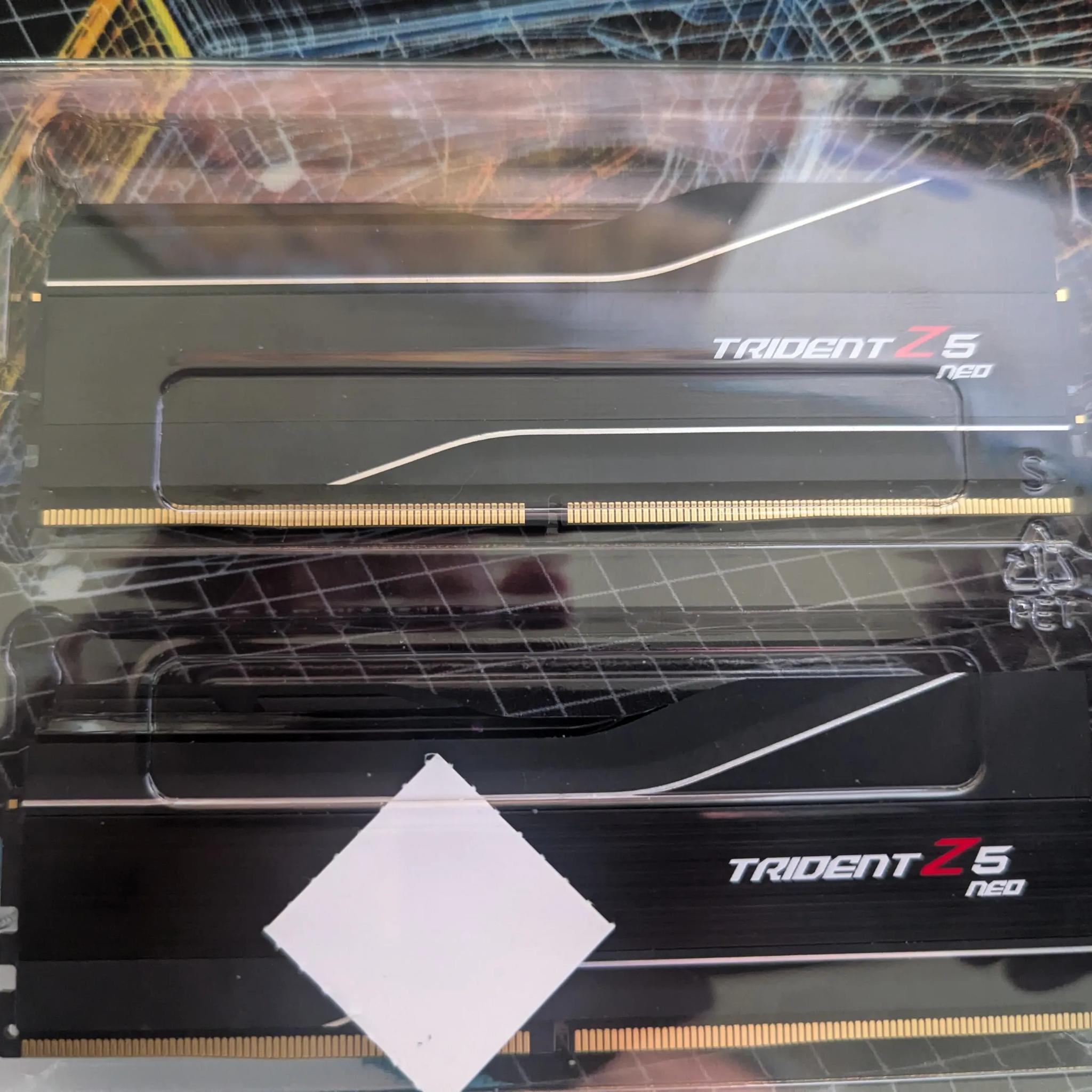 G.SKILL Trident Z5 Neo Series(AMD Expo) DDR5 RAM 64GB 6000MT/s Matte Black No RGB