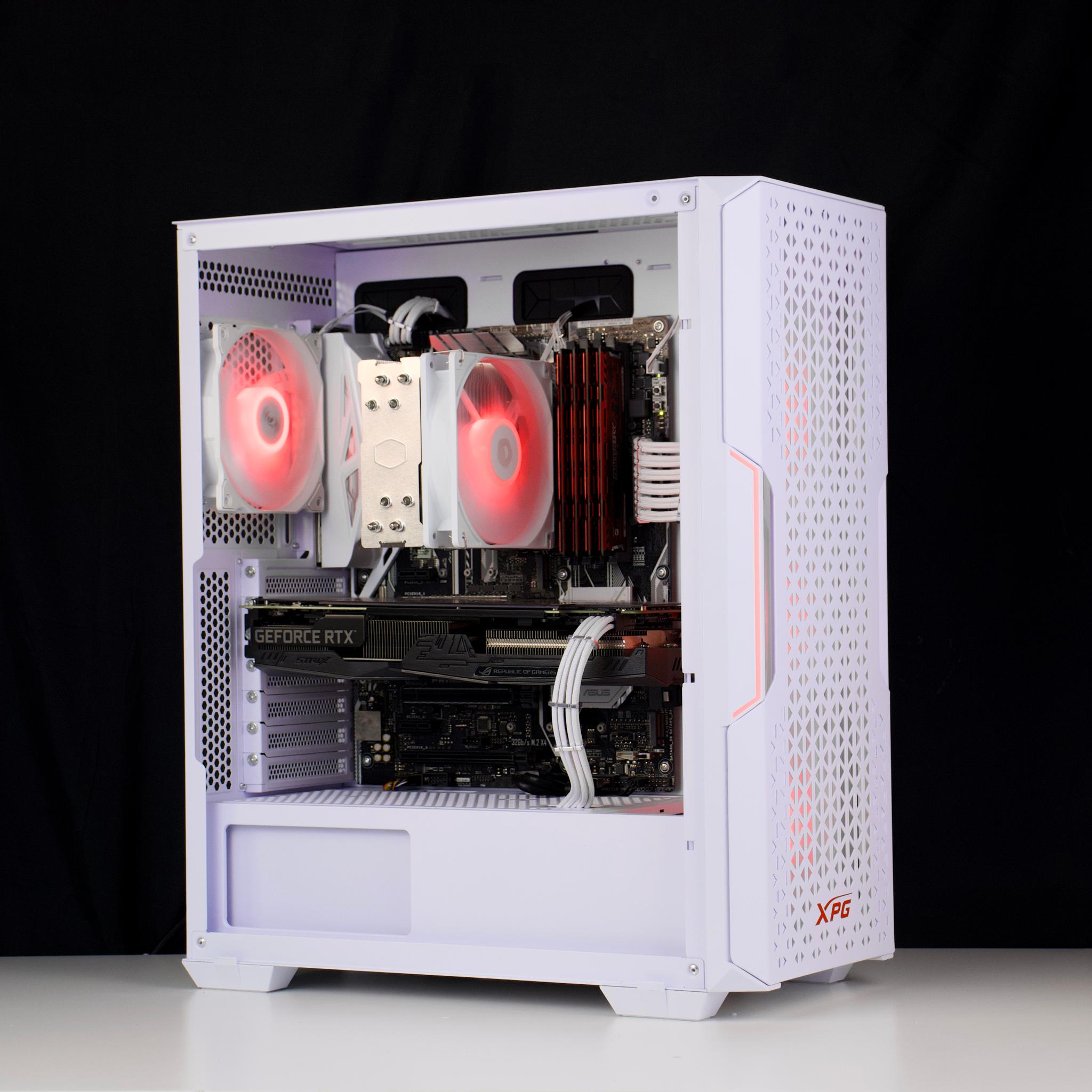 🧊❄️🧊 White Gaming PC – RTX 2060, i7 7700K, 16GB RAM, 500GB SSD - WiFi, BlueTooth 🧊❄️🧊