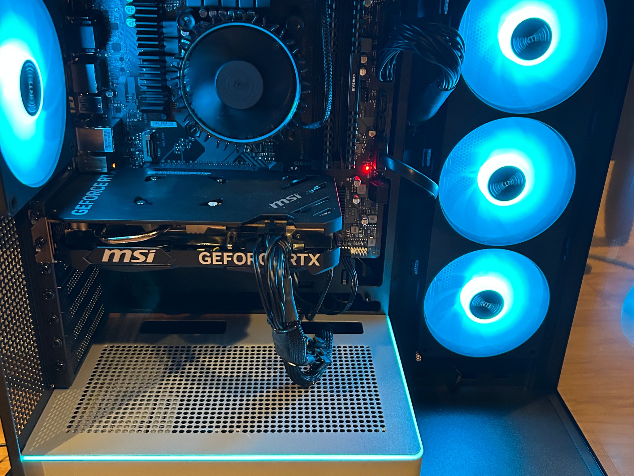 Fresh built i7-12700F,4060, 1TB ssd nvme, 850x psu, B760M mobo