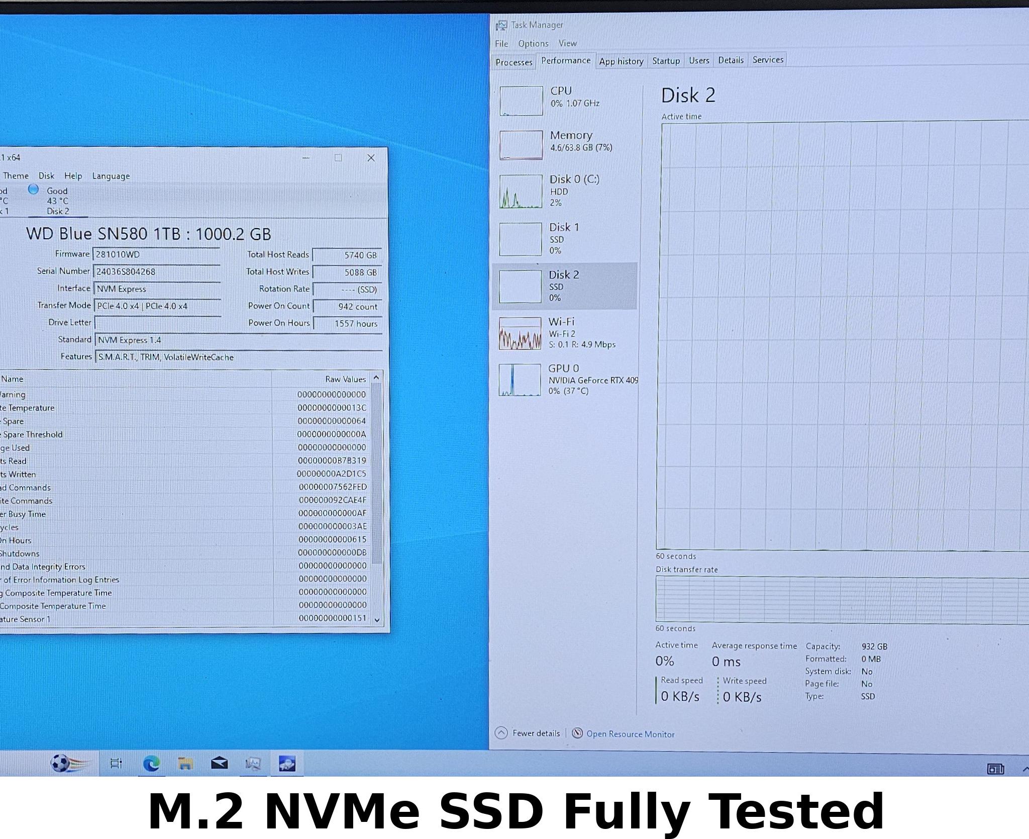 2TB NVMe M.2 SSD Samsung 9100 PRO Gen5