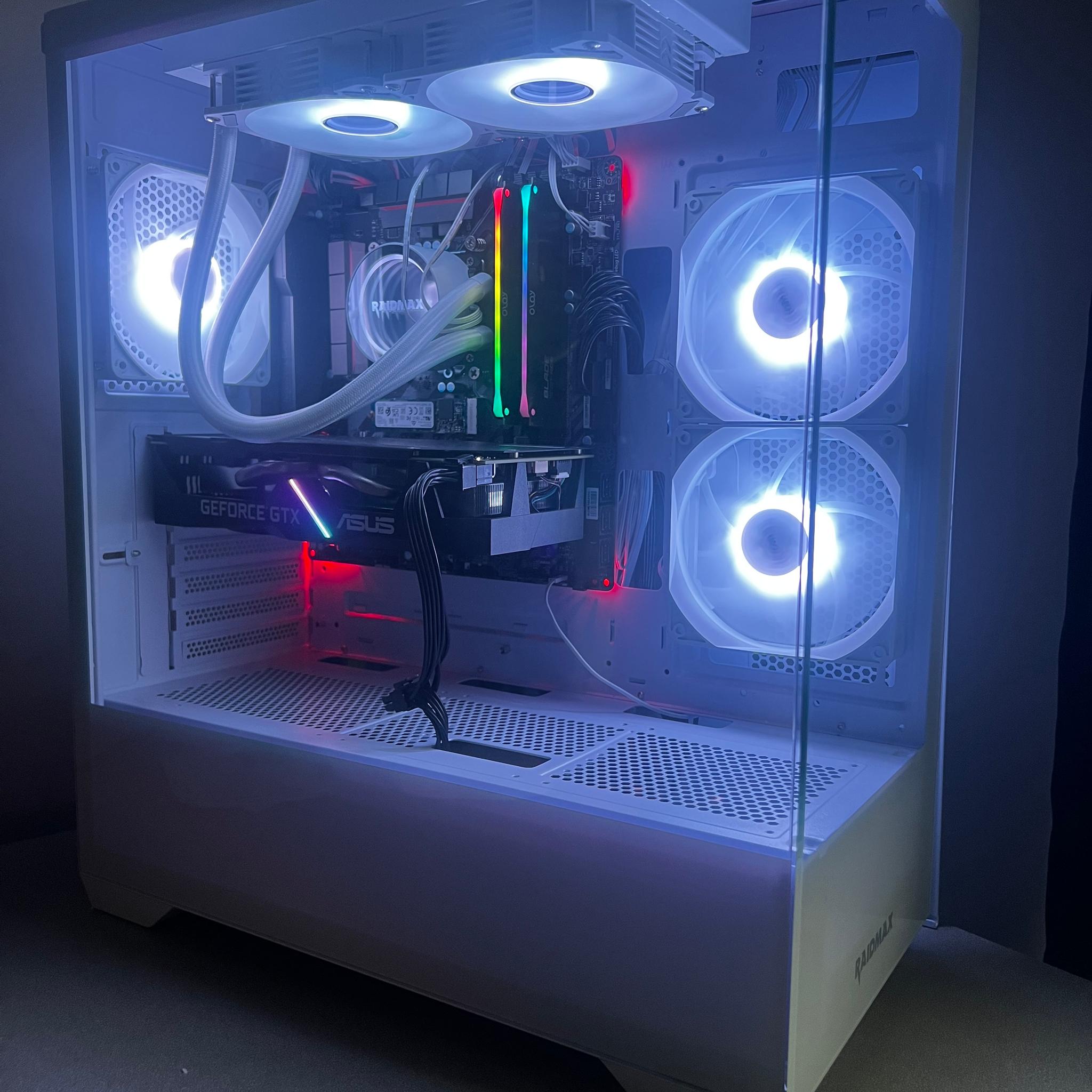Custom White Gaming Pc | GTX 1660 Super OC • Intel i7 • 16GB DDR4