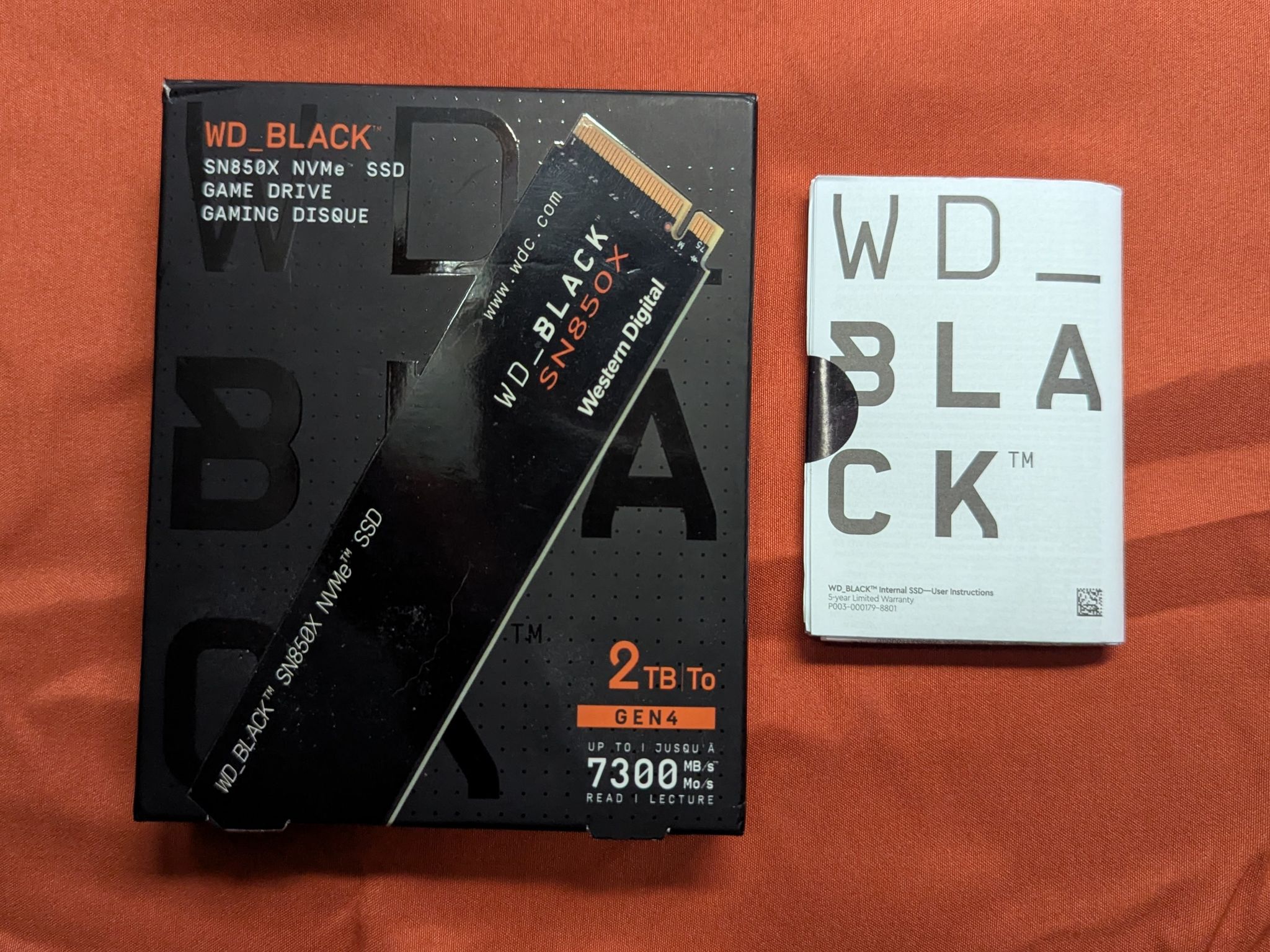 WD_BLACK SN850X 2TB NVMe SSD - M.2 2280