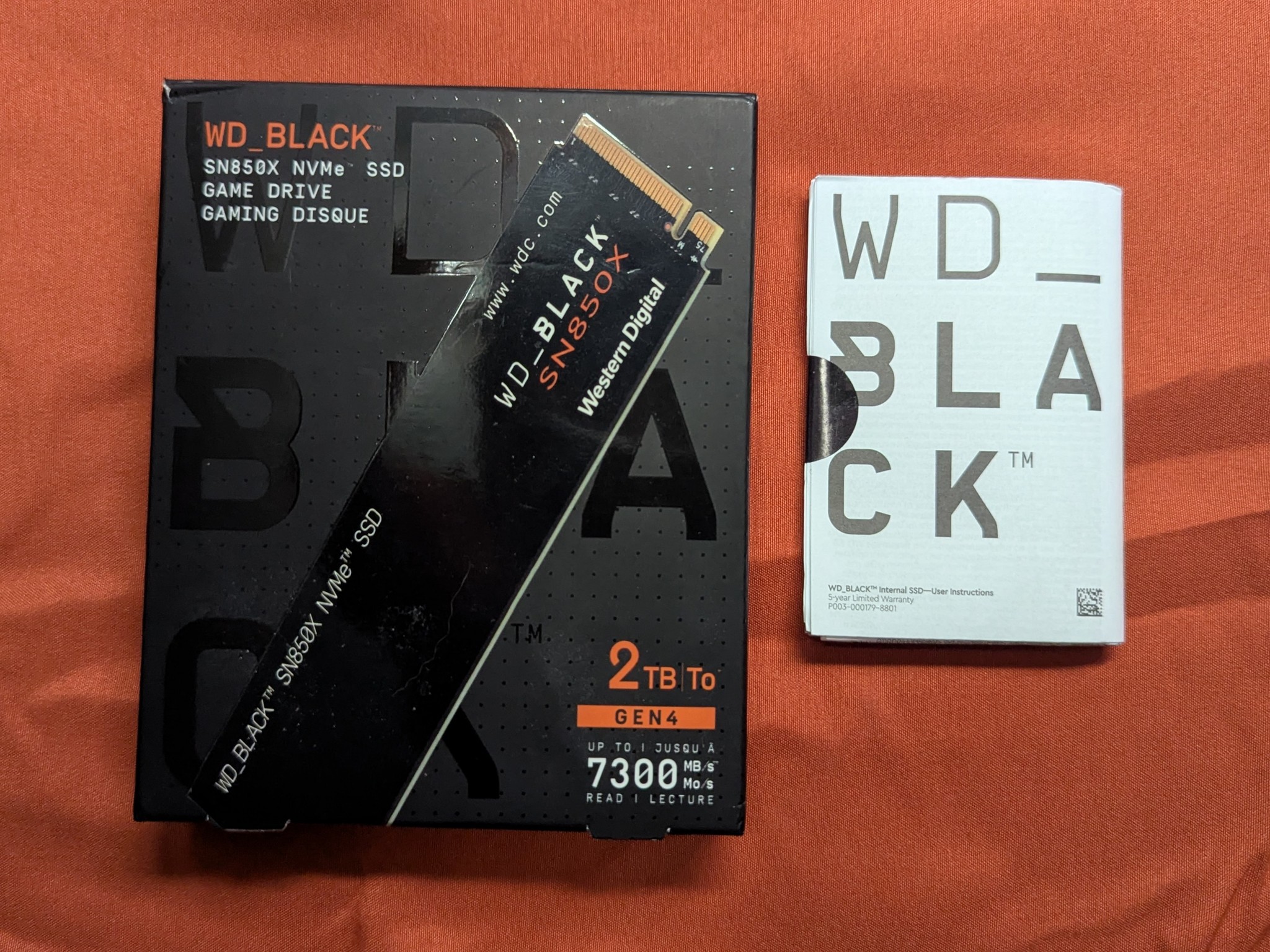 WD_BLACK SN850X 2TB NVMe SSD - M.2 2280