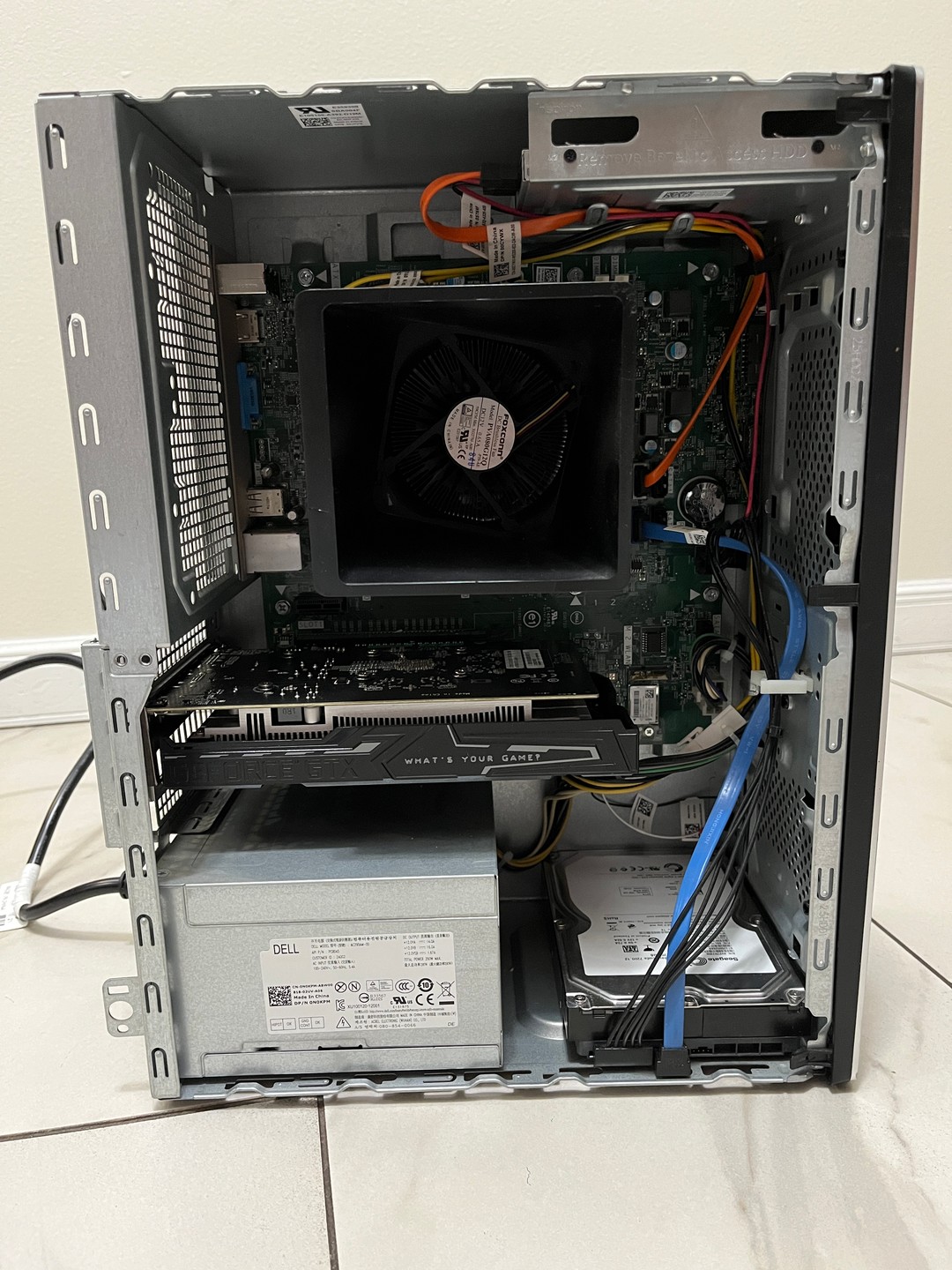 デスクトップPC　i3 8100、GTX1650搭載 NVIDIA GTX 1650 4GB, Intel i3-8100, 12GB RAM, 1 TB Storage, Dell