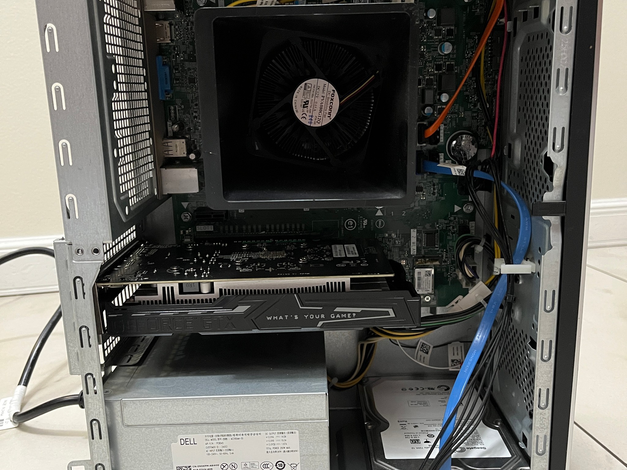NVIDIA GTX 1650 4GB, Intel i3-8100, 12GB RAM, 1 TB Storage, Dell Gaming PC w/ Wi-Fi & BT