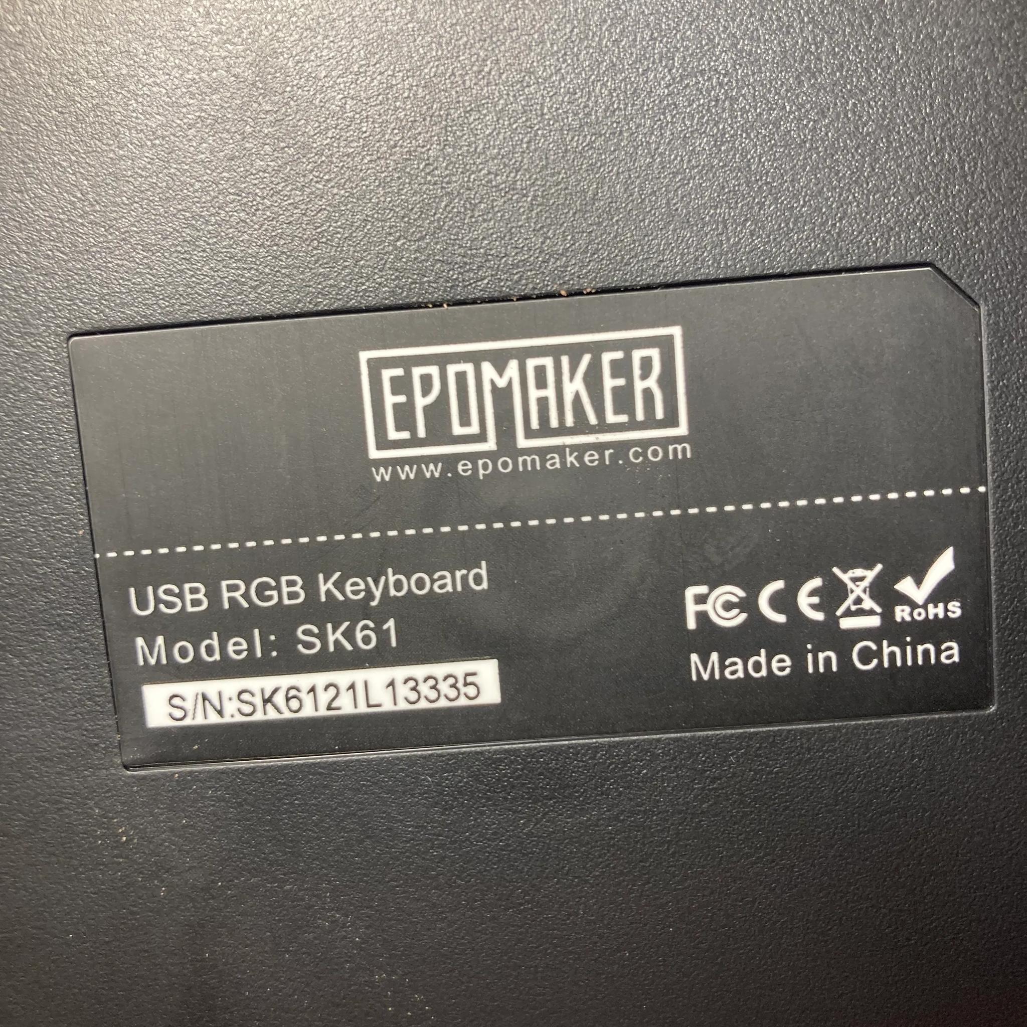 On Sale!!! Sk61 Mechanical Keyboard (Soothing Burgandy Switches)