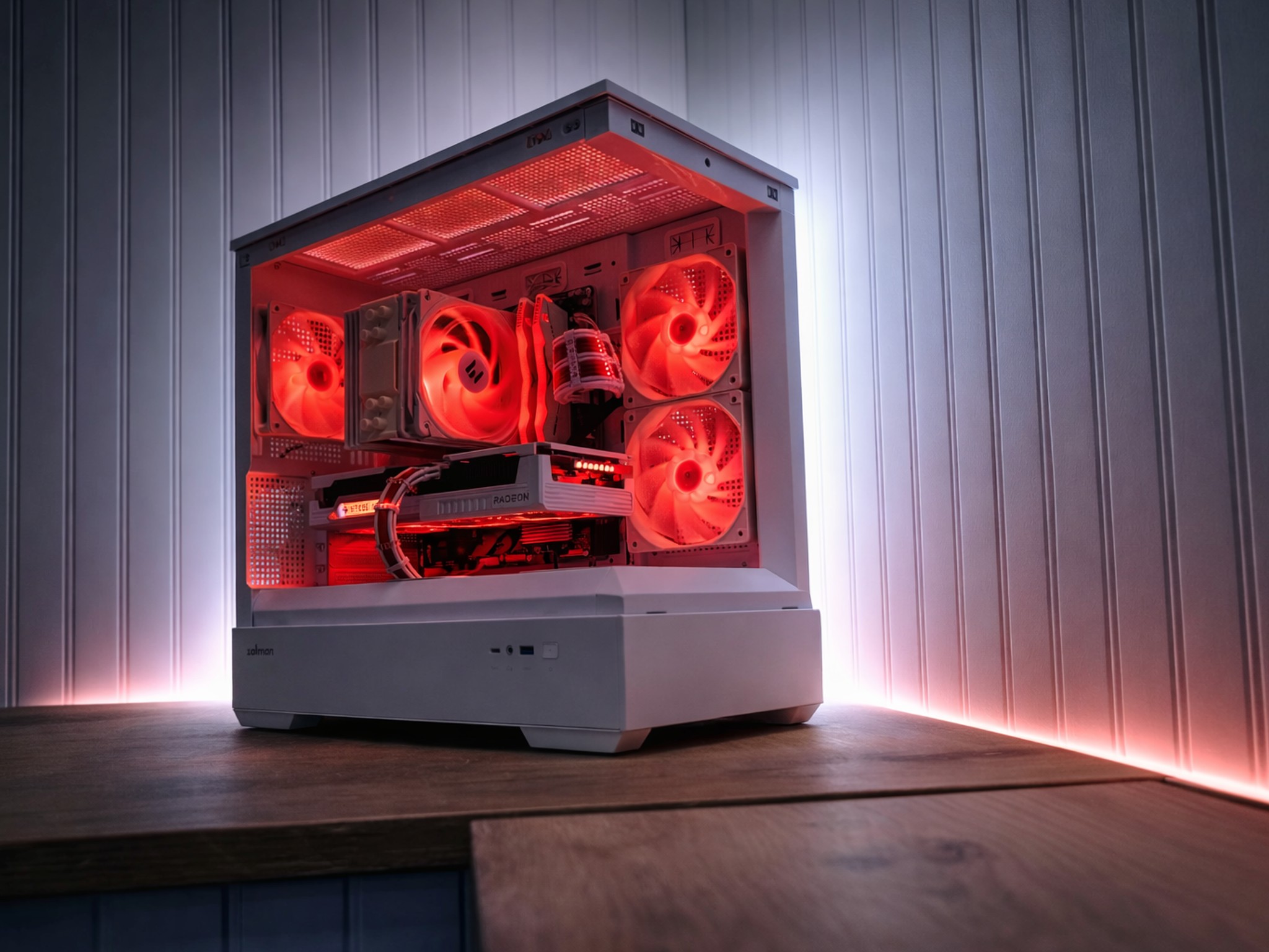 ❄️ Arctic Strike – 1440p Beast | RX 9060 XT 16GB | Ryzen 5 9600X | 4TB/16gb ddr5/650 watt psu ❄️