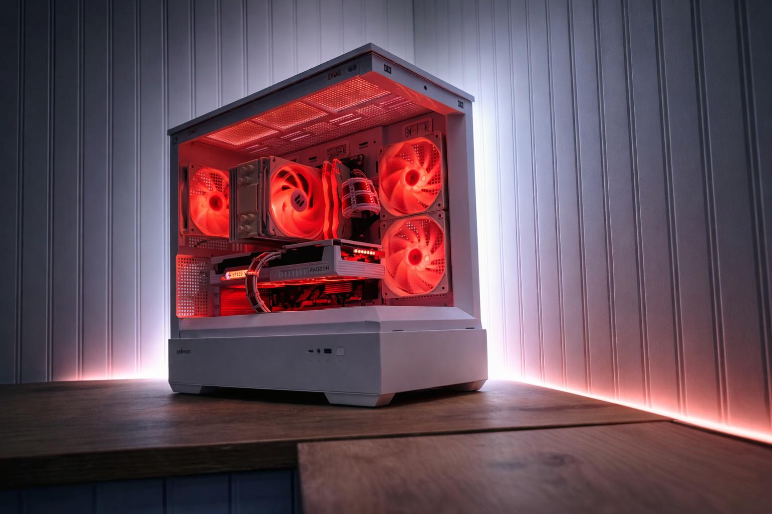 ❄️ Arctic Strike – 1440p Beast | RX 9060 XT 16GB | Ryzen 5 9600X | 4TB/16gb ddr5/650 watt psu ❄️