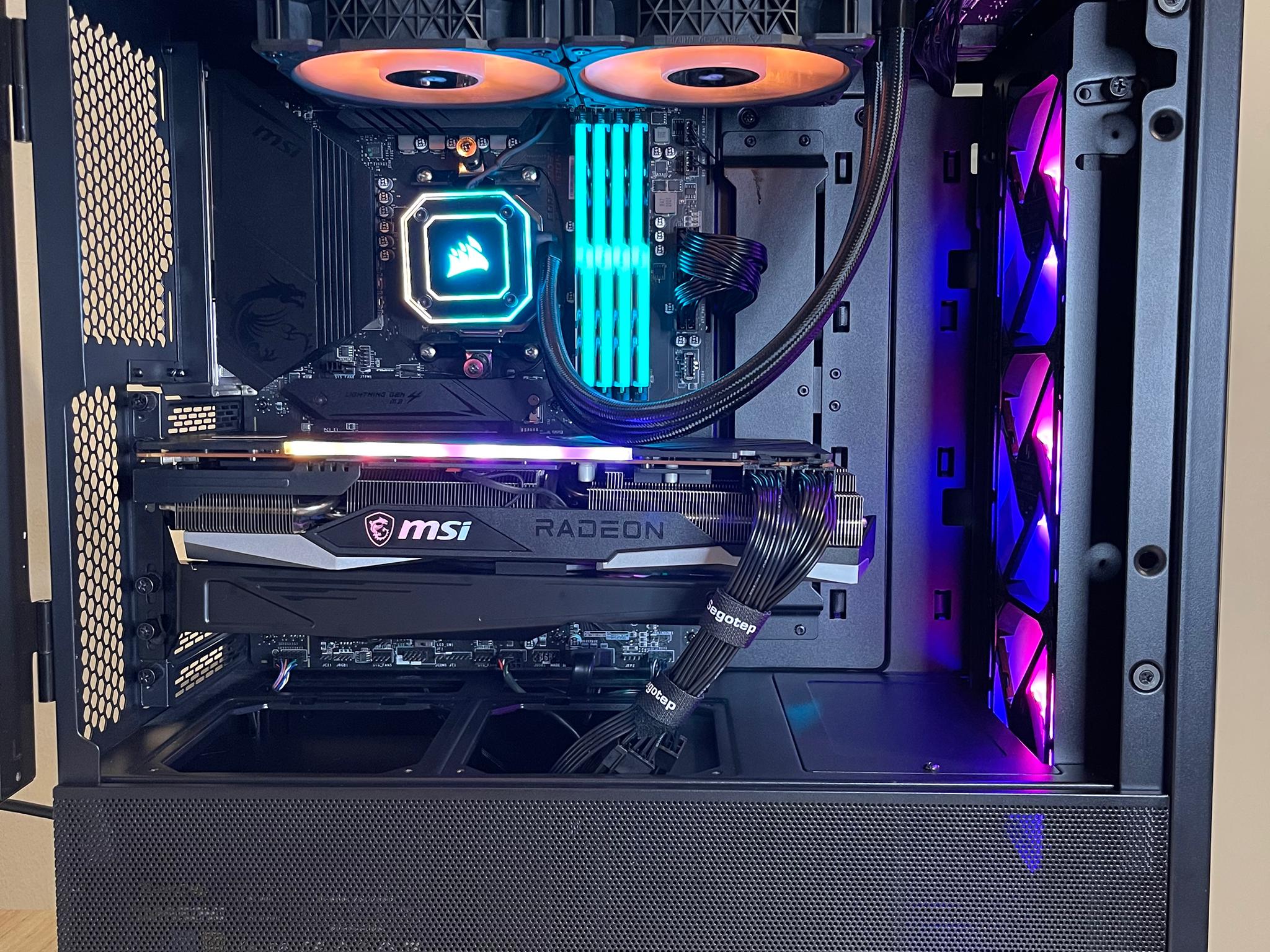 RX 6800 + Ryzen 9 5900x 12core 24thread + 32GB RAM