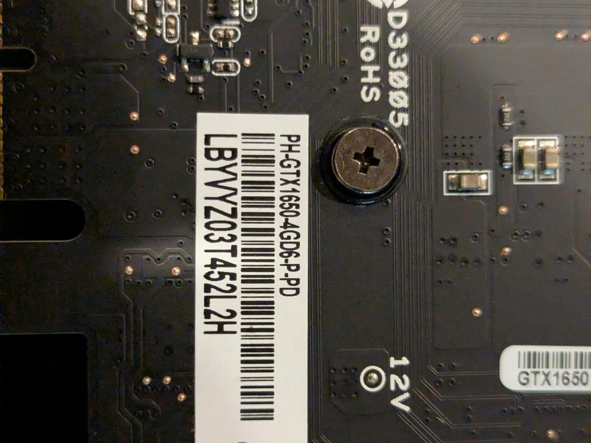 ASUS Phoenix GeForce GTX 1650 4GB GDDR6 (PH-GTX1650-4GD6-P)