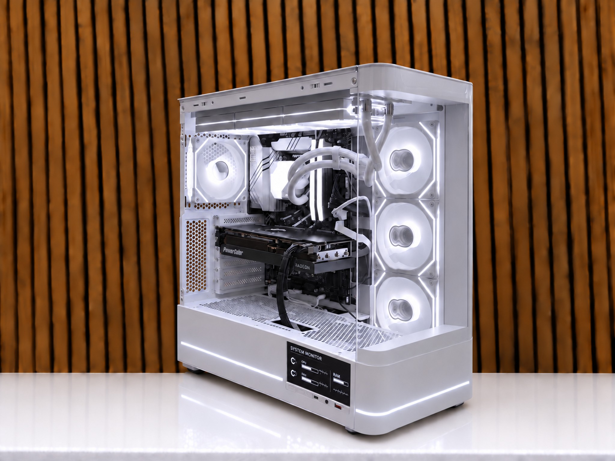 Whiteout Gaming PC | I9 12900K | RX 7800XT 16GB | 1TB NVME | DDR5| Z790 | Windows 11|