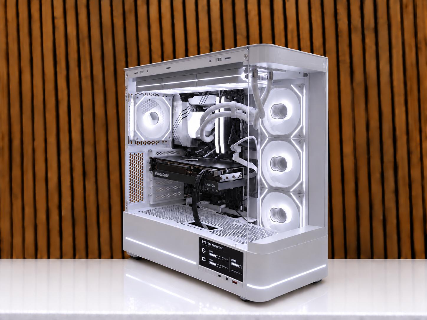 Whiteout Gaming PC | I9 12900K | RX 7800XT 16GB | 1TB NVME | DDR5| Z790 | Windows 11|